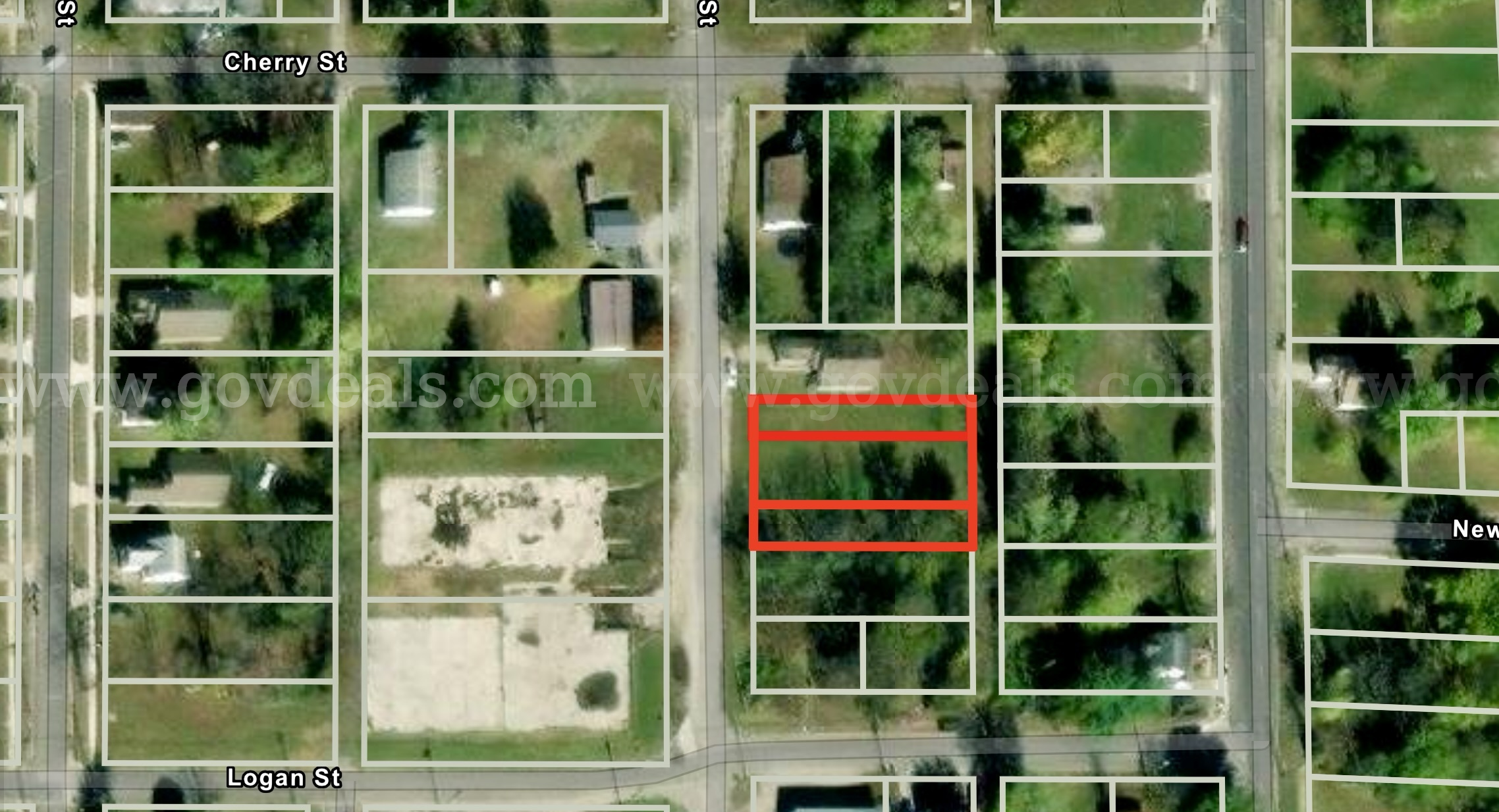 Three Adjacent Lots (100 X 150 Sq ft) in Mount Vernon, IL  100 Government Surplus Auction - Photo #6