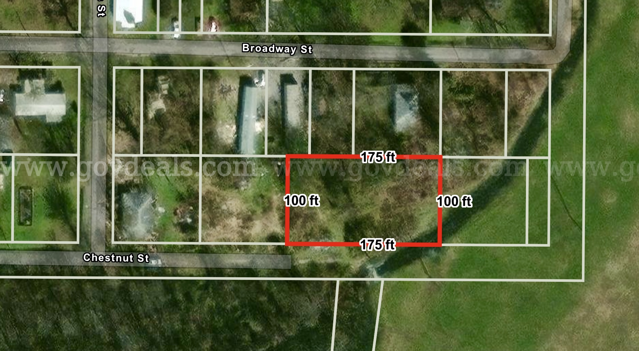 Large Lot (175' X 100') in Southern Illinois (TOWN OF URBANDALE)  175 Government Surplus Auction - Photo #3