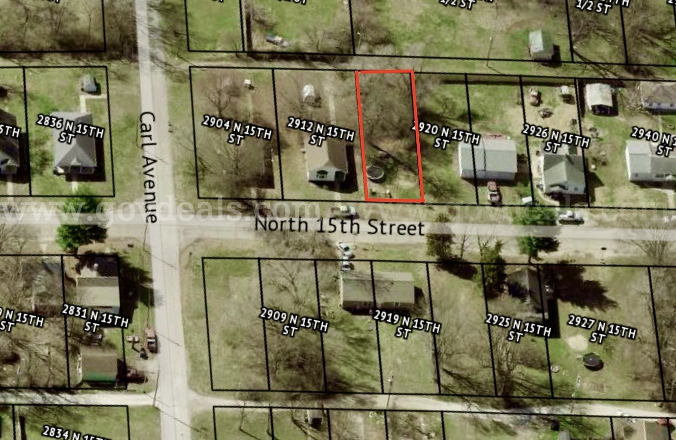 Large Residential Lot 2.5 Miles from Indiana State University   Government Surplus Auction - Photo #3