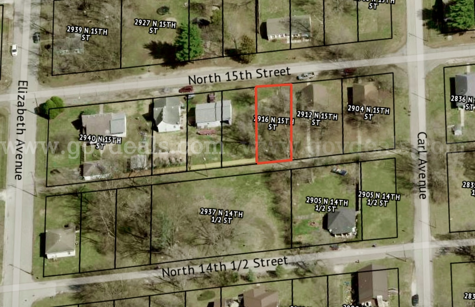 Large Residential Lot 2.5 Miles from Indiana State University   Government Surplus Auction - Photo #4