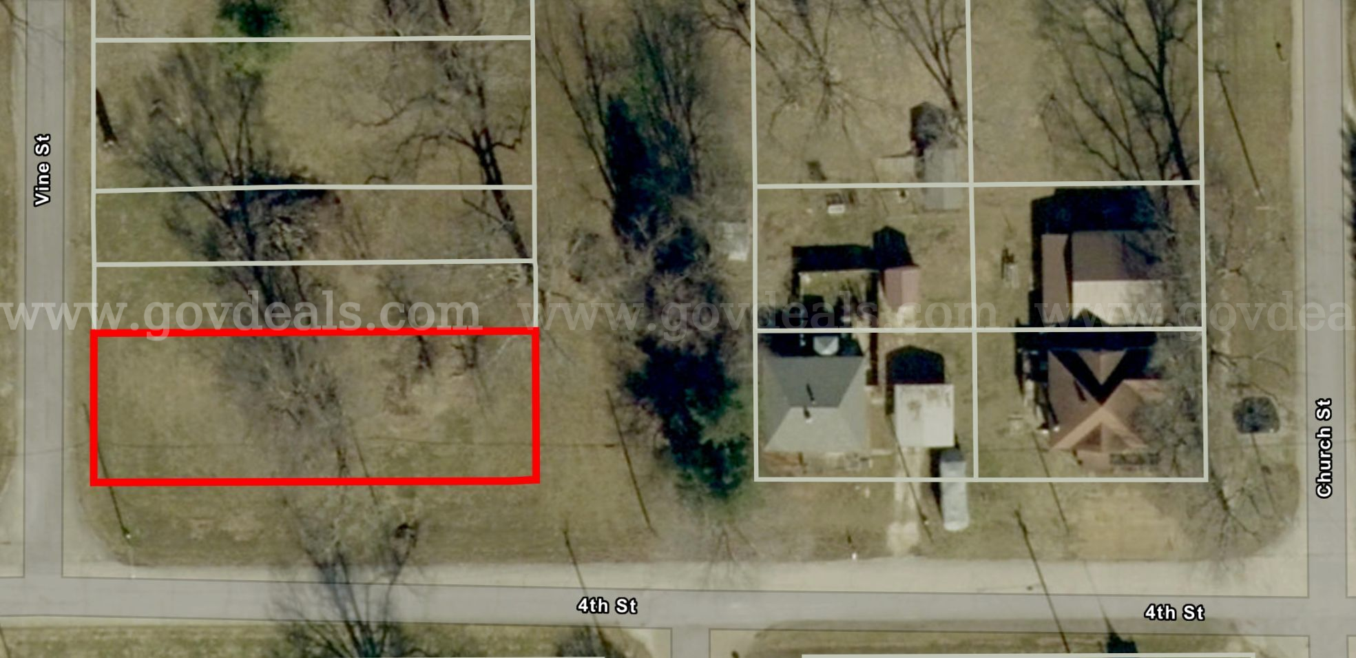 Large 0.201 Ac Lot Southern Indiana (Grandview, IN)  201 Government Surplus Auction - Photo #3