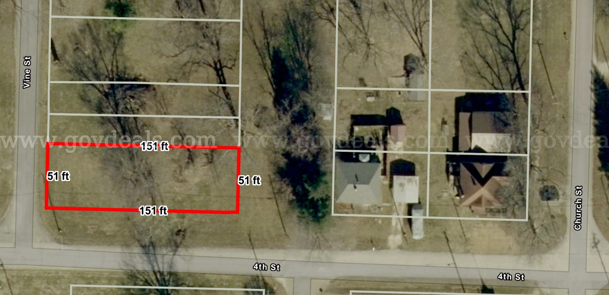 Large 0.201 Ac Lot Southern Indiana (Grandview, IN)  201 Government Surplus Auction - Photo #4