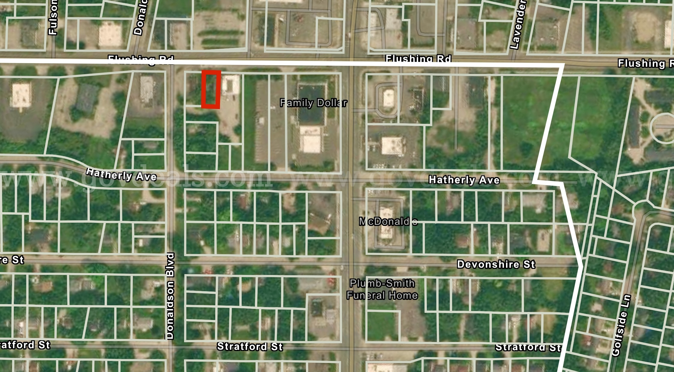 Residential City Lot in Flint, MI (2.6 Miles from University of Michigan)   Government Surplus Auction - Photo #4