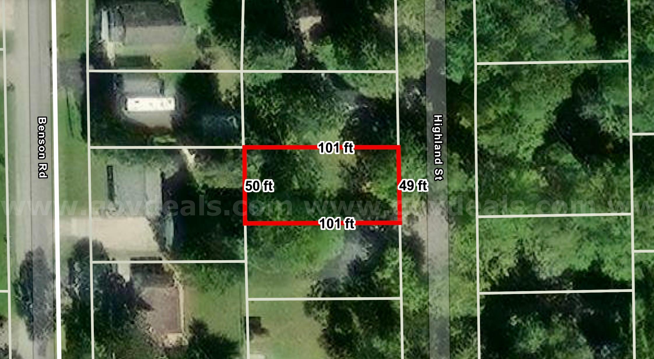 Residential City Lot in Mount Morris, MI (7.9 Miles from University of Michigan)   Government Surplus Auction - Photo #6