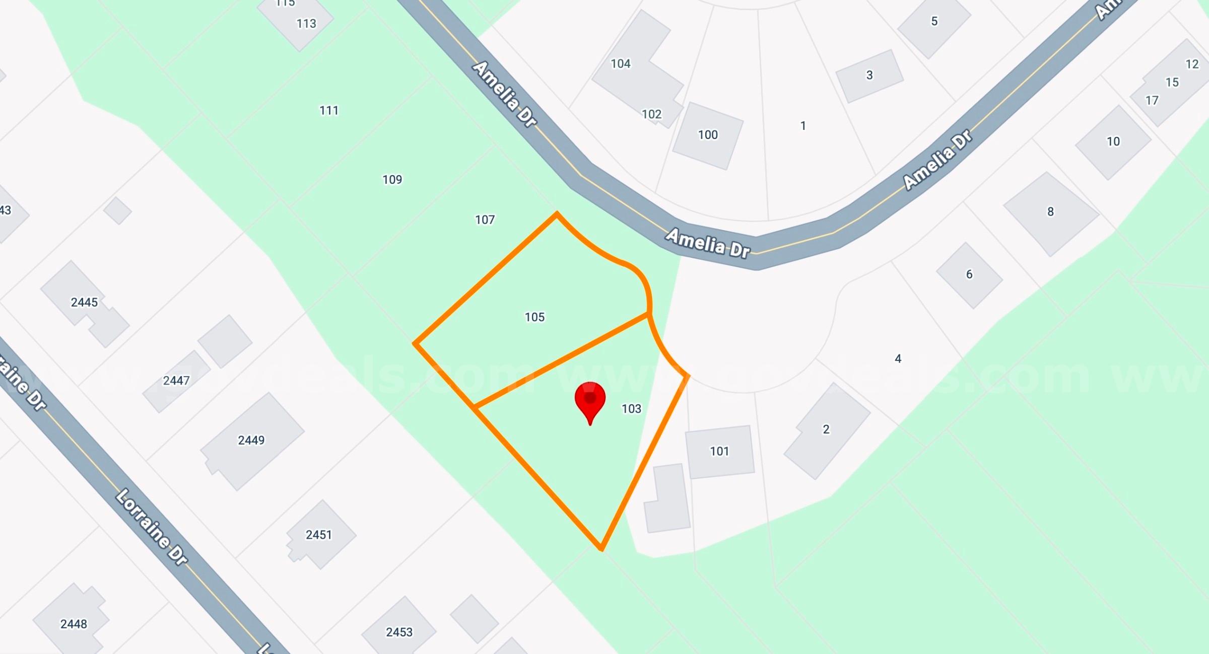 (0.43 Acres) Large Residential 2-adjacent City-Lots about 9 Miles from Downtown St. Louis   Government Surplus Auction - Photo #2