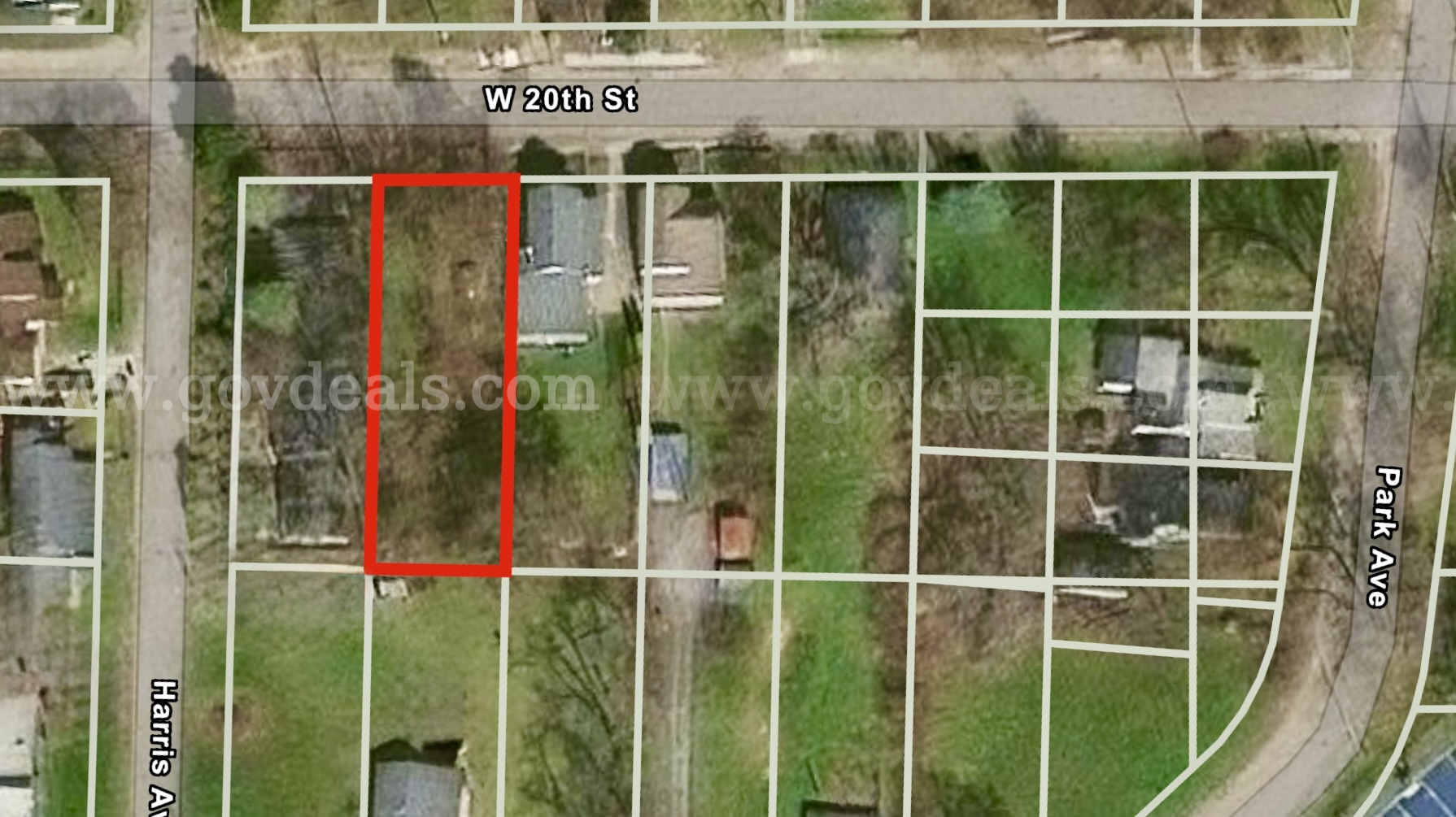 Residential City-lot in Anderson, IN, 42.3 Miles North-East of Indianapolis