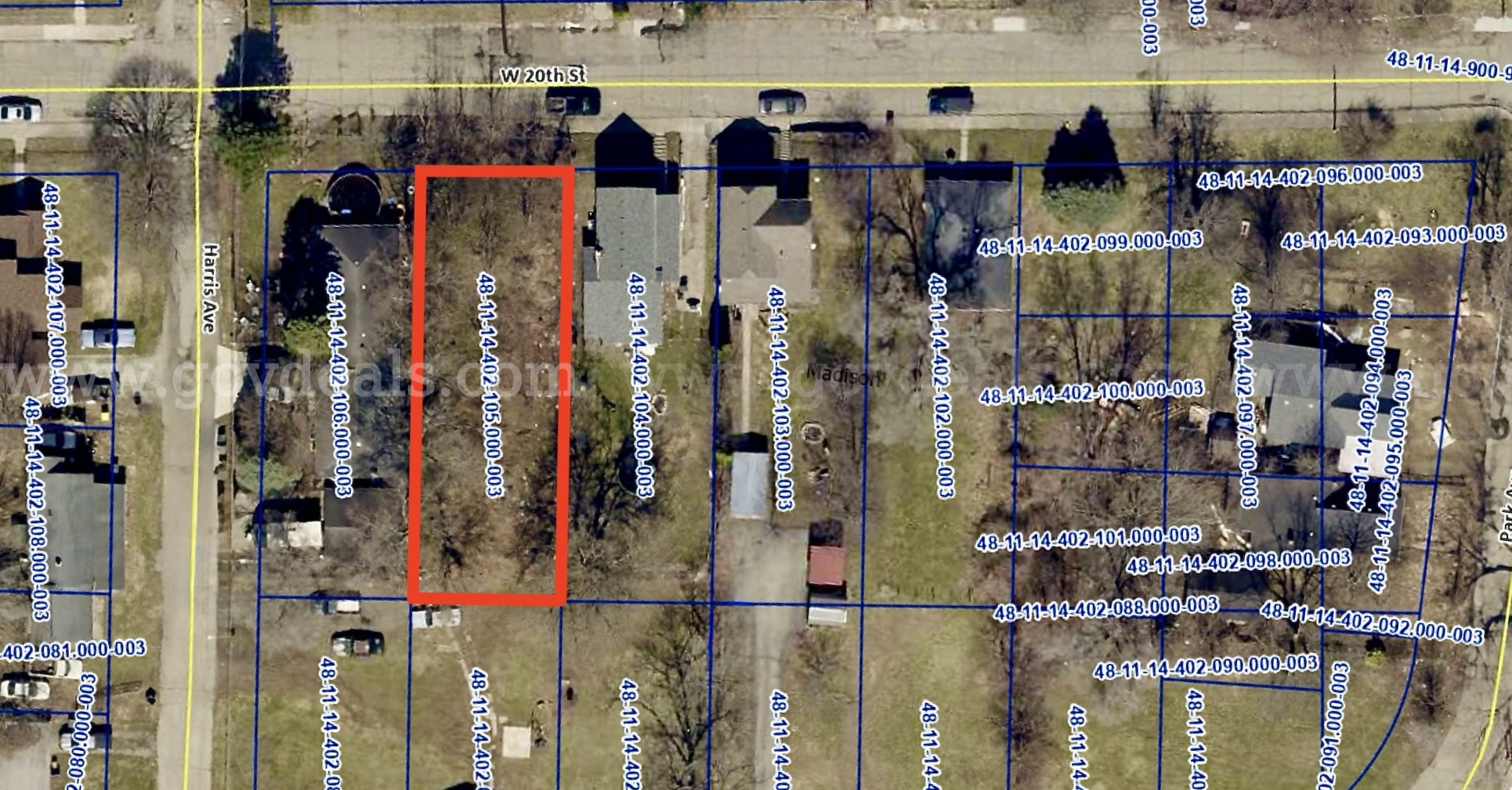 Residential City-lot in Anderson, IN, 42.3 Miles North-East of Indianapolis   Government Surplus Auction - Photo #2