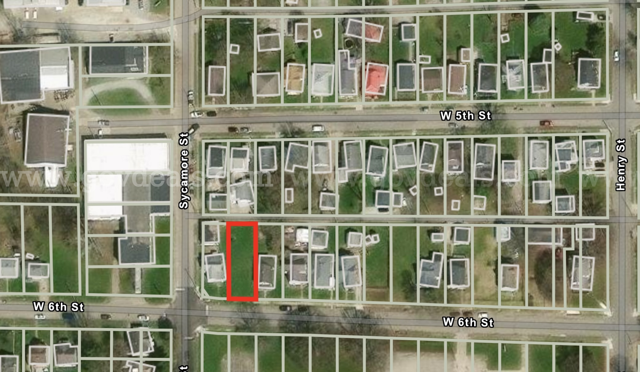 Residential City-lot in Anderson, IN, 39.2 Miles North-East of Indianapolis,   Government Surplus Auction - Photo #5