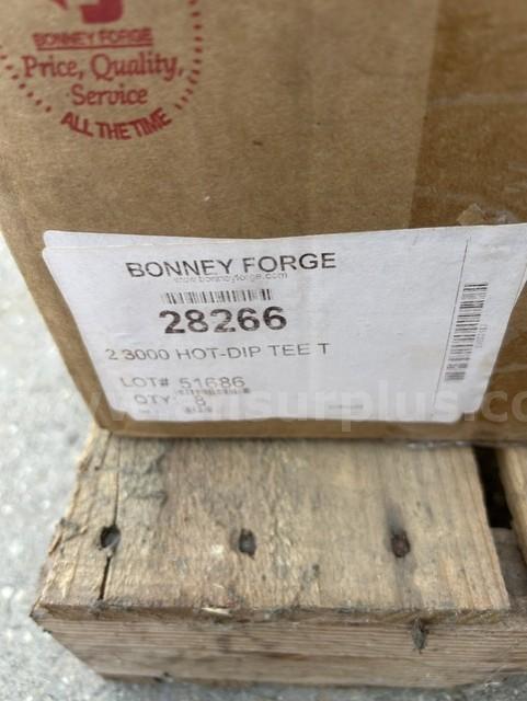 Fittings, Couplings, Unions, Tees, 1in to 2in, CL 3000, Bonney Forge, NEW, 1 LOT  3000 Government Surplus Auction - Photo #6