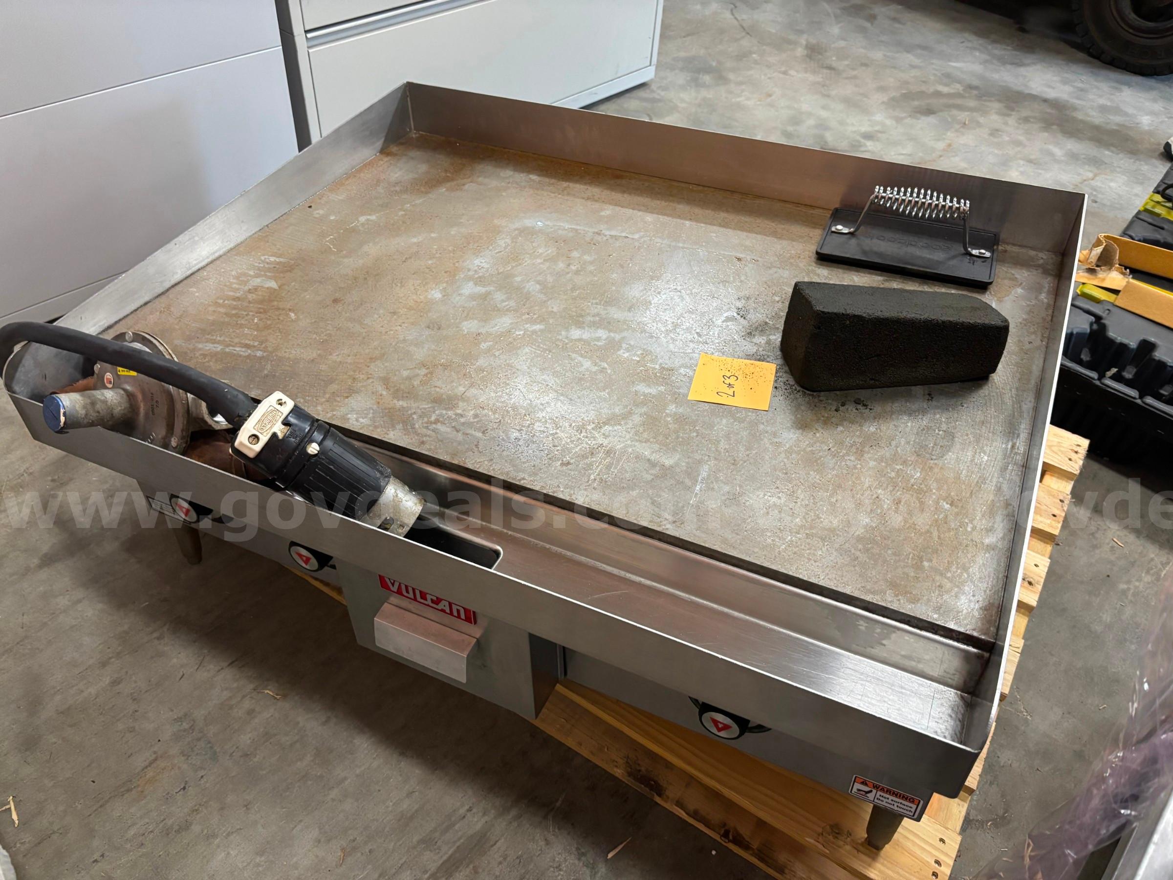 Vulcan Griddle Vulcan Electric Canter Griddle Government Surplus Auction - Primary Photo