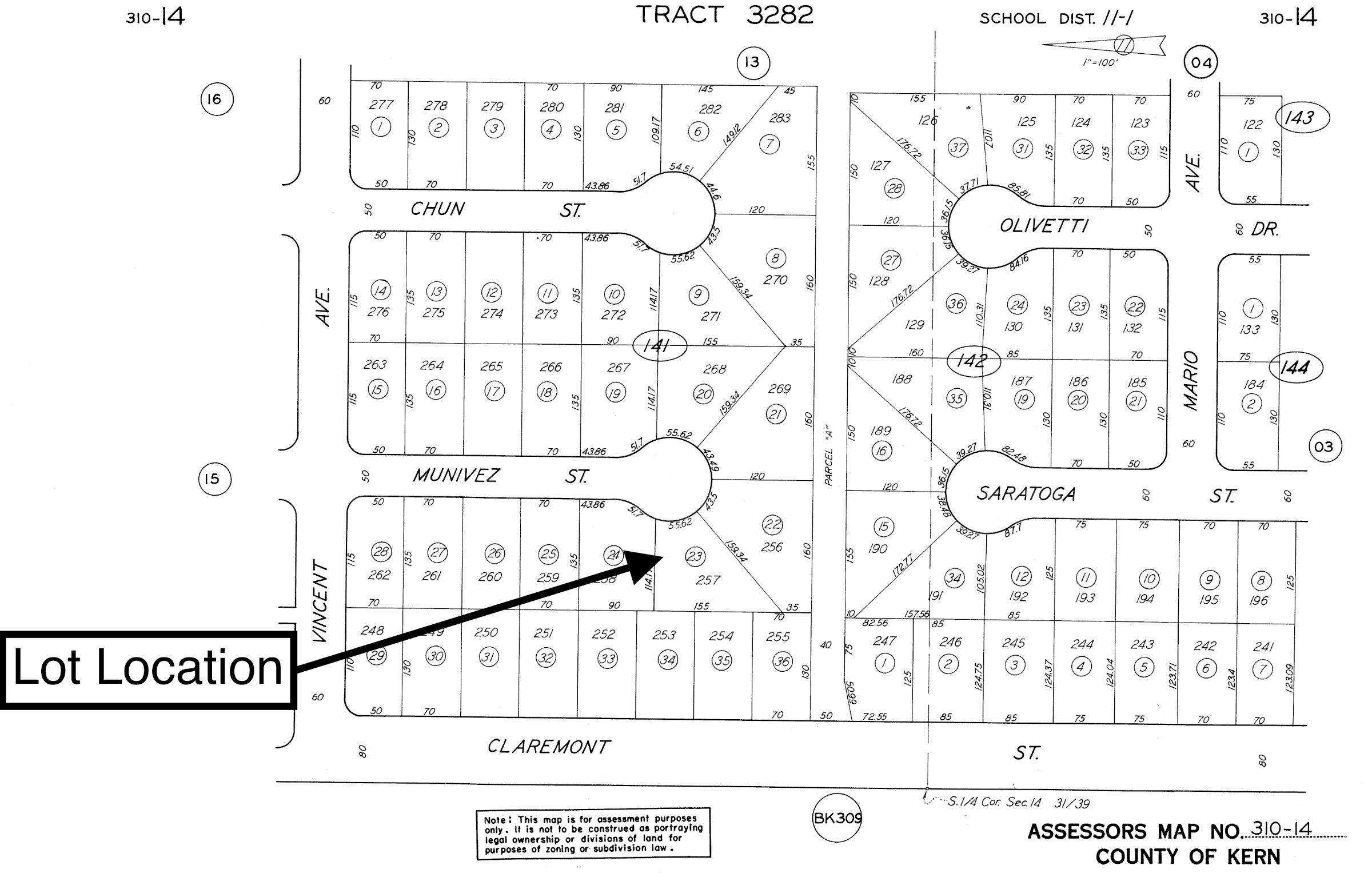 1/4 Acre Buildable Lot Kern County California   Government Surplus Auction - Photo #4