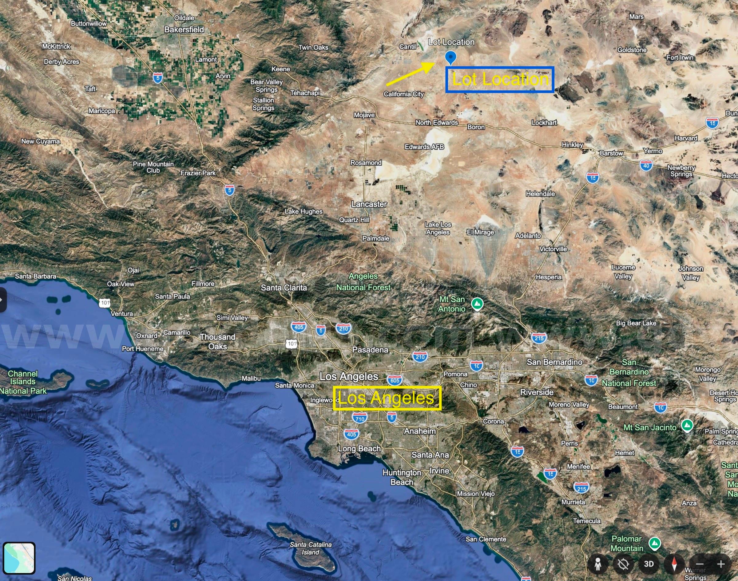 1/4 Acre Buildable Lot Kern County California   Government Surplus Auction - Photo #6