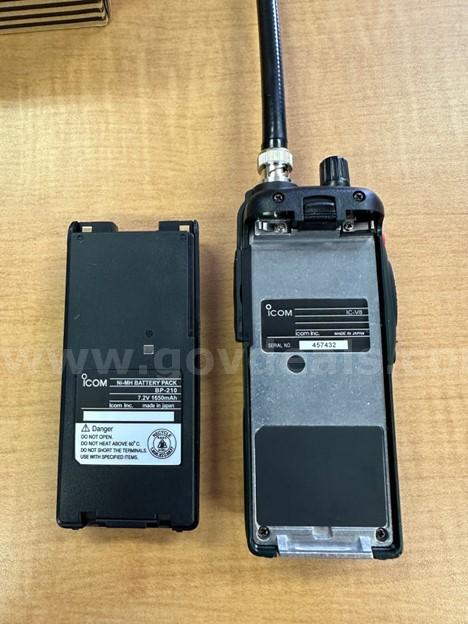icom IC-V8 VHF Transceiver Dodge Charger Government Surplus Auction - Photo #2