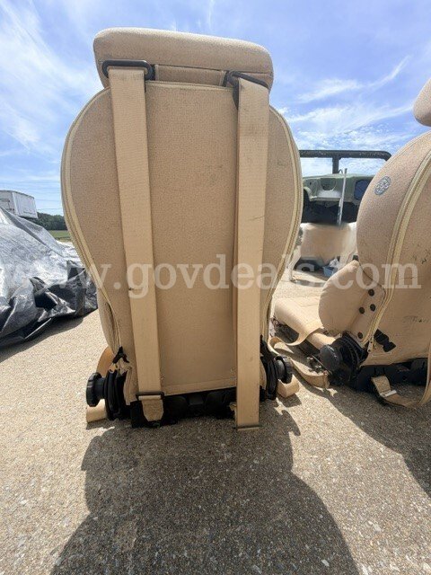 Military, Tan Seats w/ 5-Point Harness   Government Surplus Auction - Photo #6