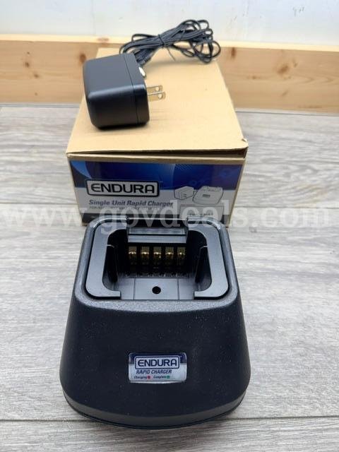 Set of 2 ENDURA HARRIS P7300 single Unit Rapid Charger Dodge Charger Government Surplus Auction - Photo #3