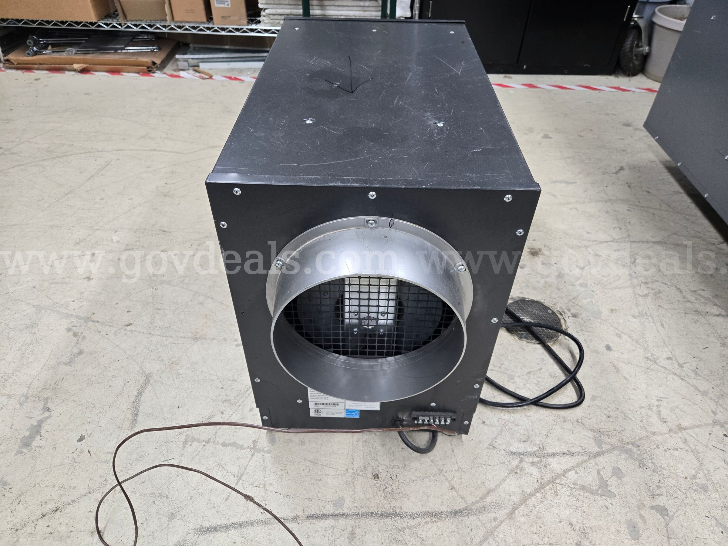 Honeywell DR120A3000 Dehumidifier Honeywell DR120A3000 Government Surplus Auction - Photo #2