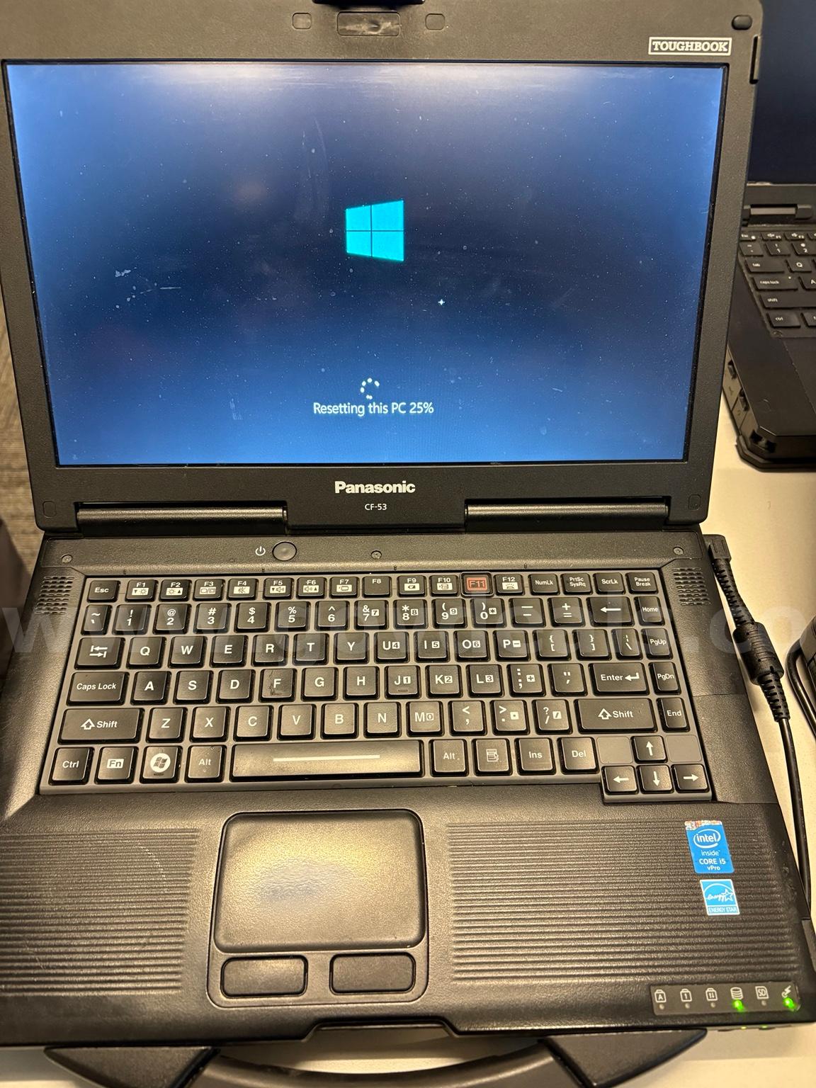 LOT OF (8) Panasonic CF-53 Toughbooks – Working Panasonic CF-53 Toughbook Government Surplus Auction - Photo #3