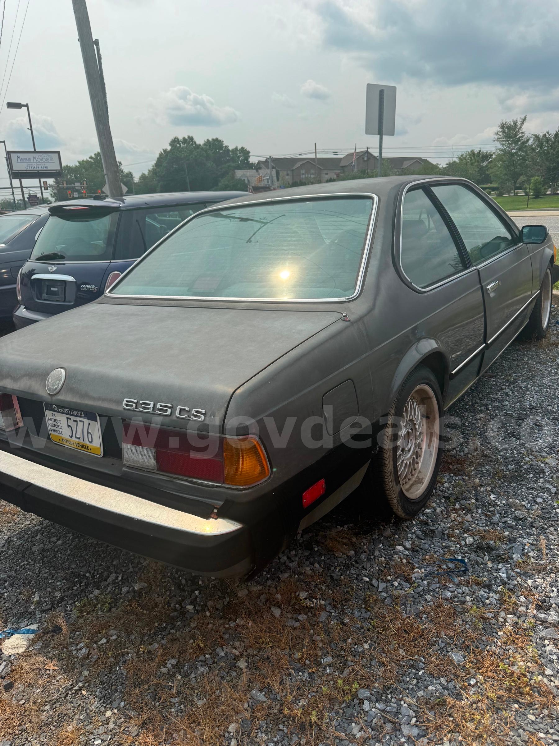1987 BMW 6-Series BMW 6-Series Government Surplus Auction - Photo #4