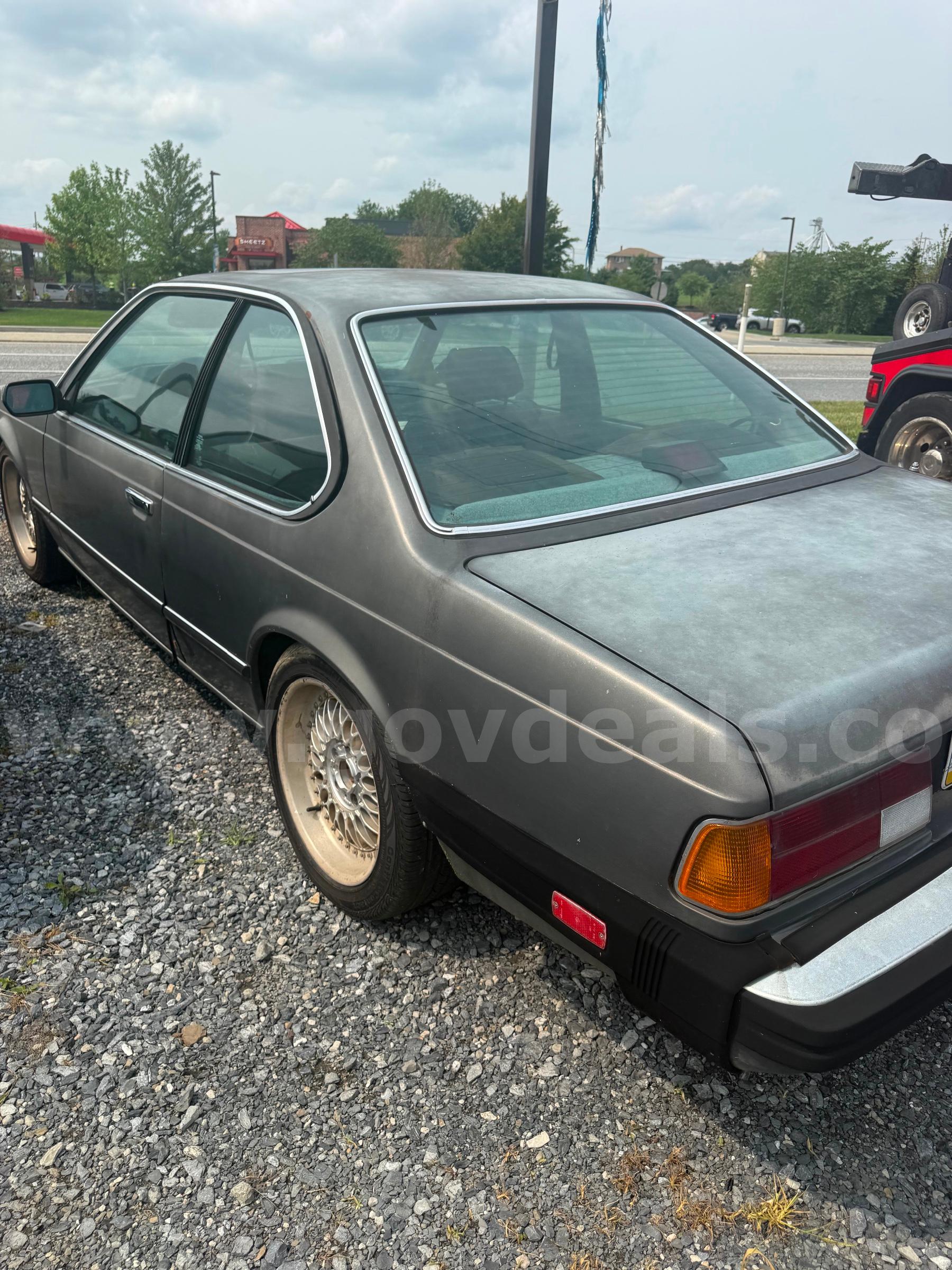 1987 BMW 6-Series BMW 6-Series Government Surplus Auction - Photo #5