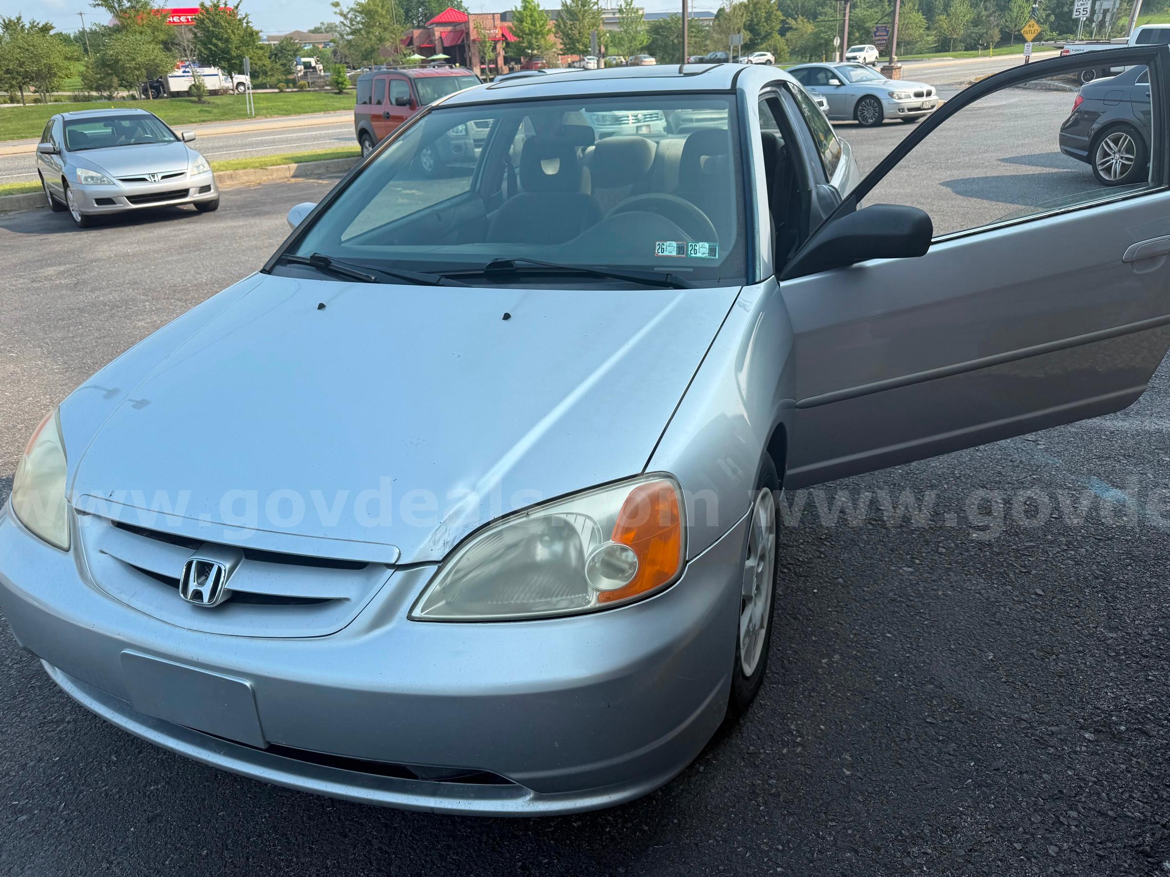 2001 Honda Civic Honda Civic Government Surplus Auction - Photo #2