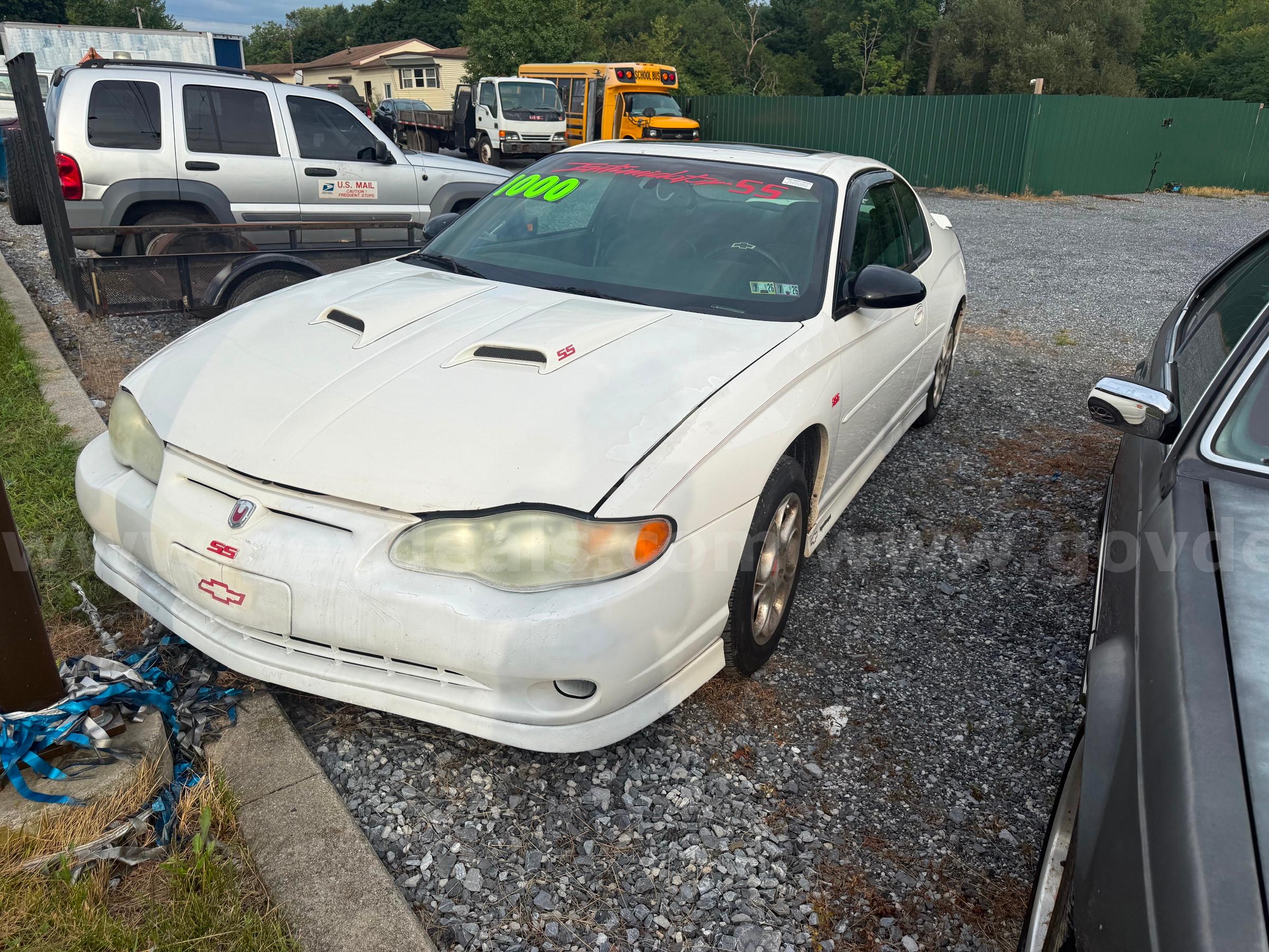 2002 Chevrolet Monte Carlo Chevrolet Monte Carlo Government Surplus Auction - Photo #2