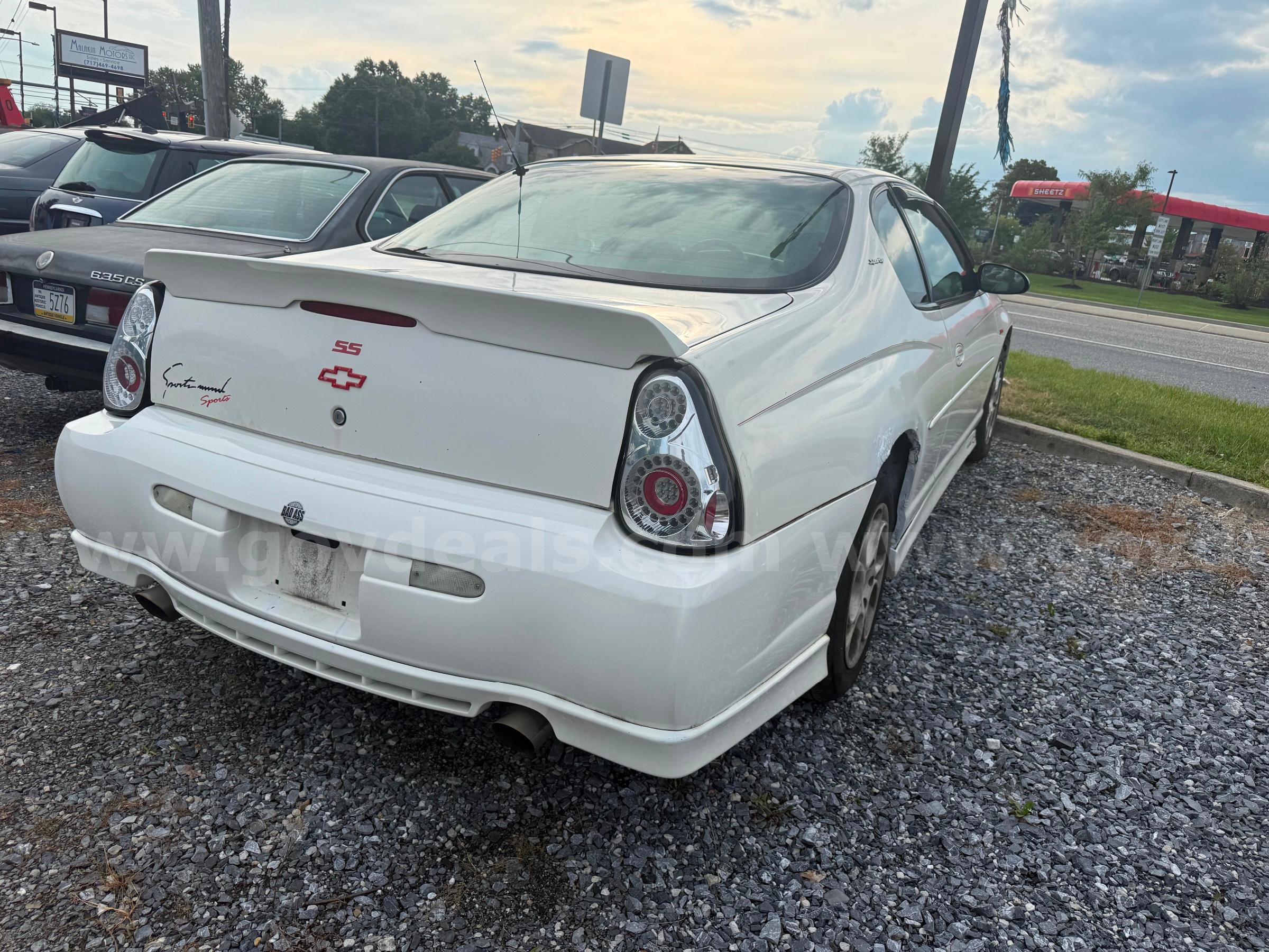 2002 Chevrolet Monte Carlo Chevrolet Monte Carlo Government Surplus Auction - Photo #5