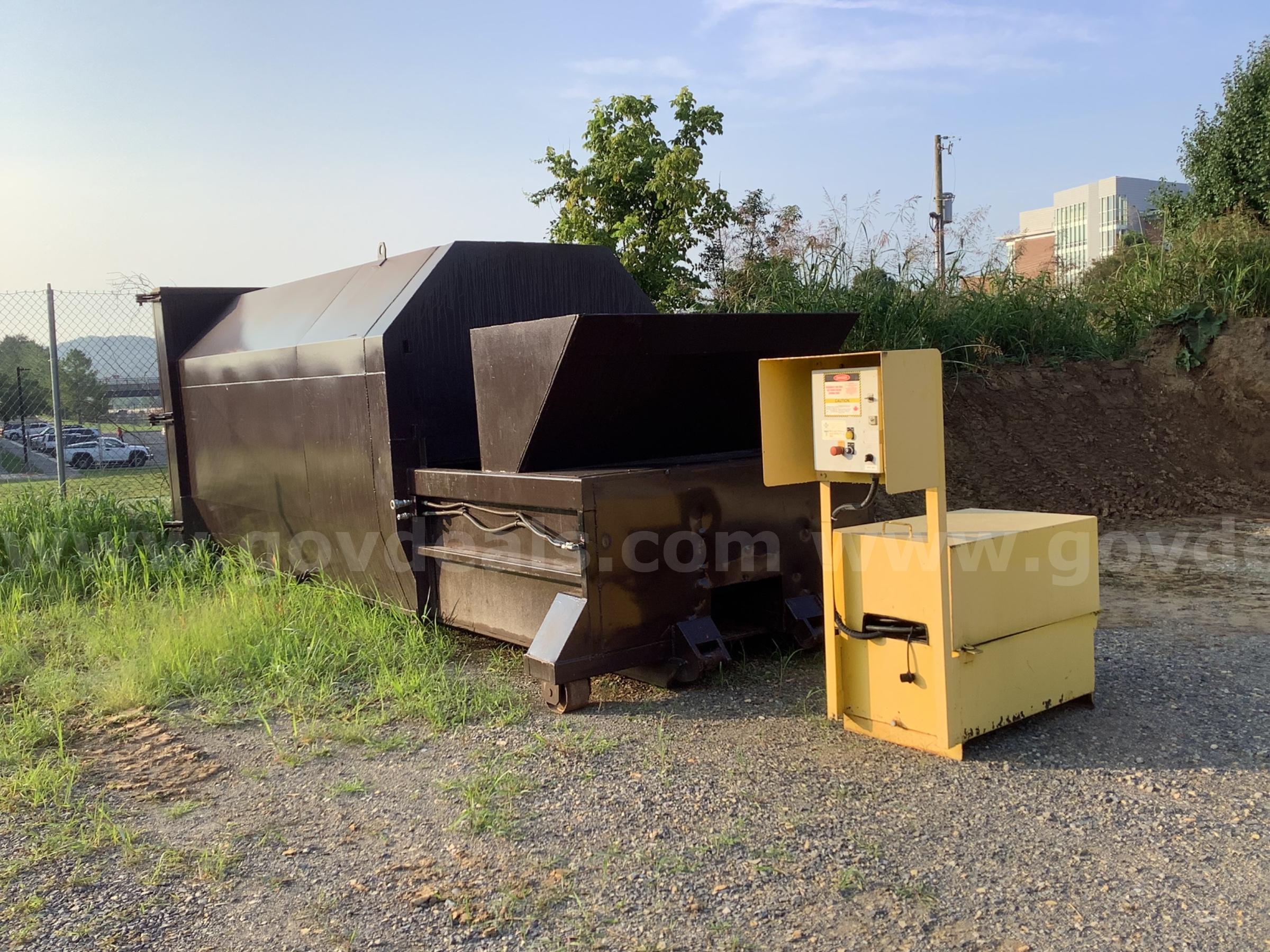 Trash Compactor with Control Unit