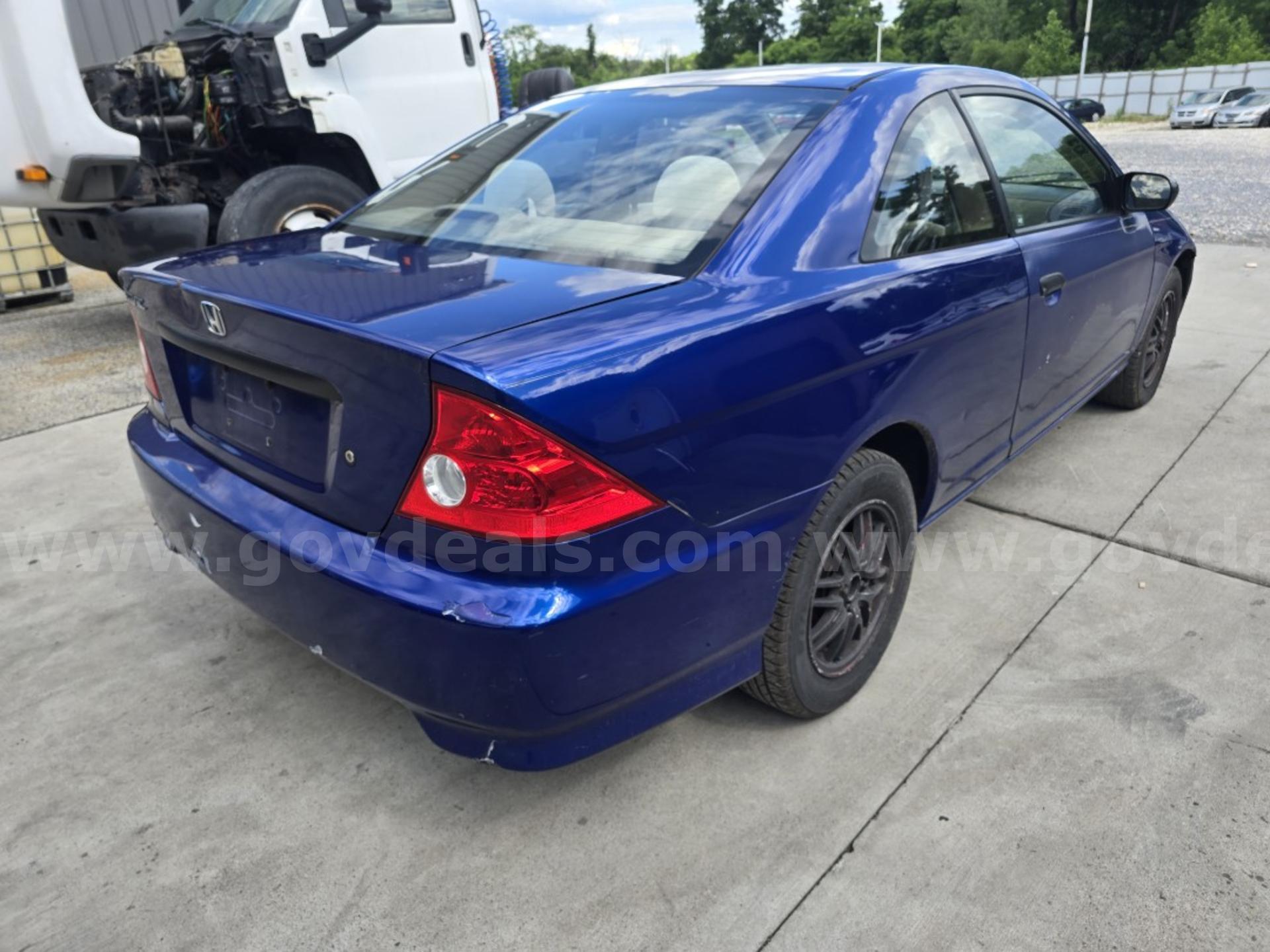 2005 Honda Civic Honda Civic Government Surplus Auction - Photo #6