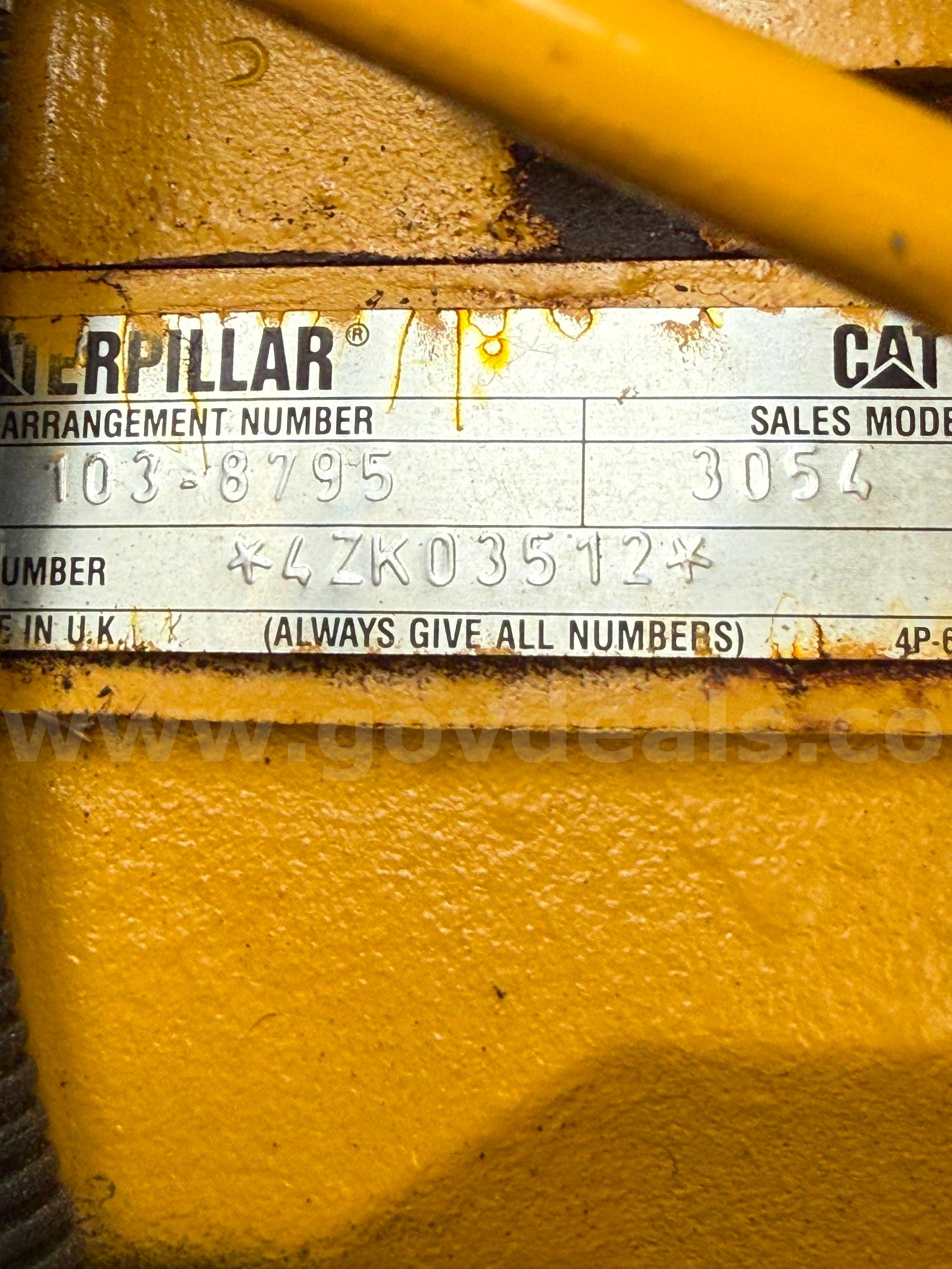 Olympian 40 kW Diesel Generator – Caterpillar 3054 Engine – 120/240V – 812.9 Hours Caterpillar 3054 Government Surplus Auction - Photo #6