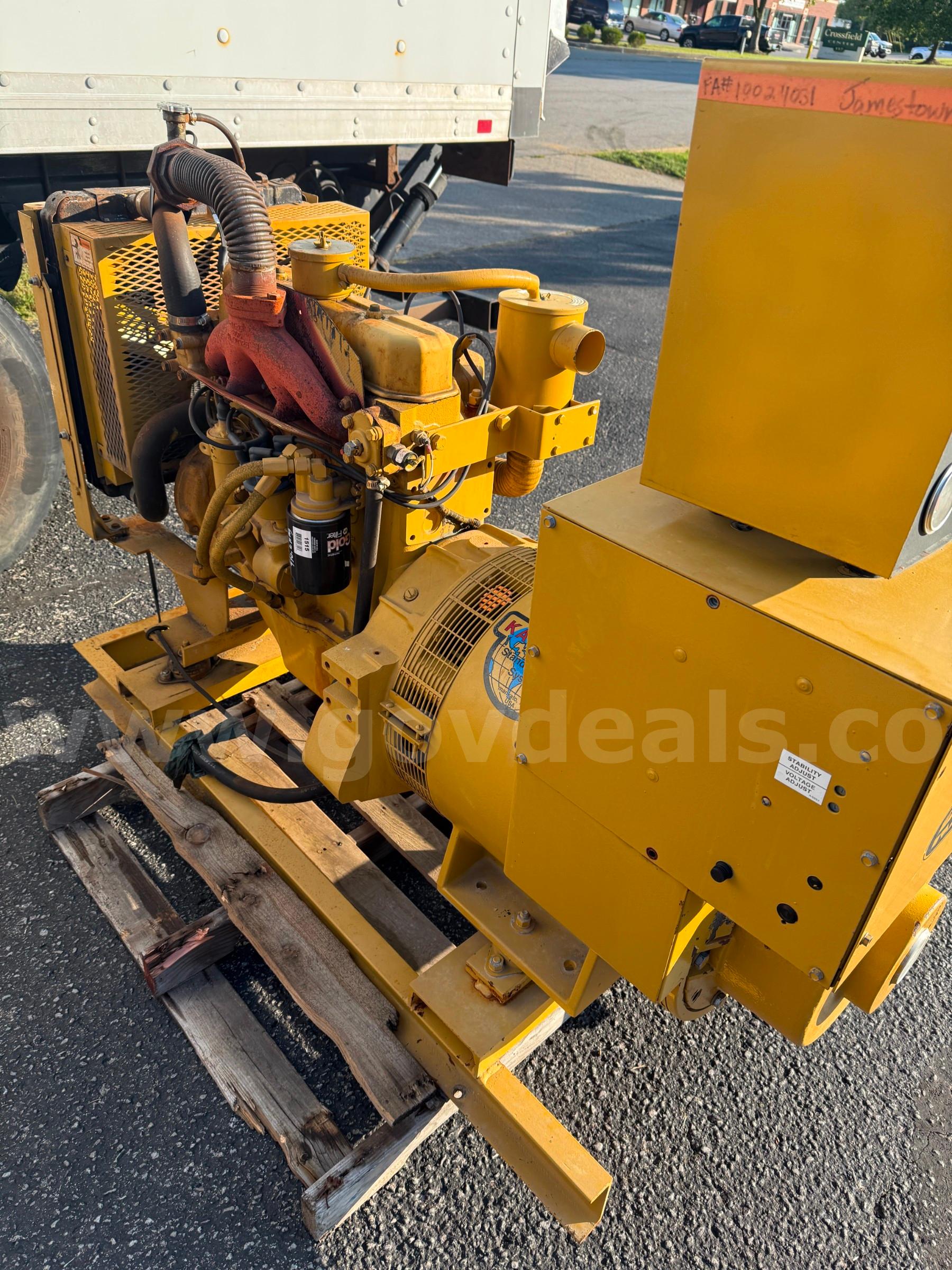 Lot of (4) Katolight 35kW Standby Generators – Hercules G2300 – 120/240V 1PH  G2300 Government Surplus Auction - Photo #3