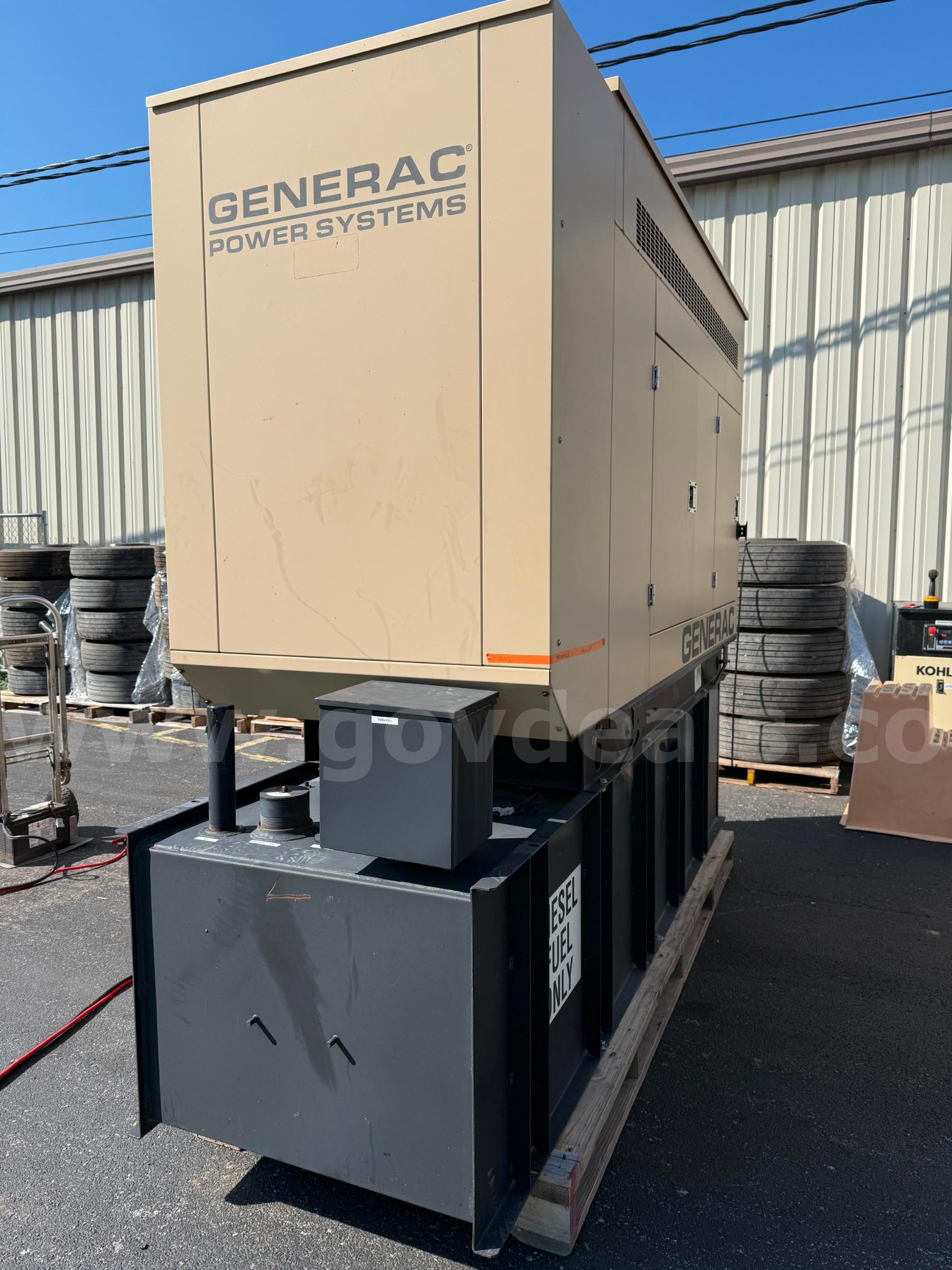 Generac 48kW Diesel Generator – John Deere 3.0L – 347.6 Hours – 120/240V 1PH John Deere 347 Government Surplus Auction - Photo #2
