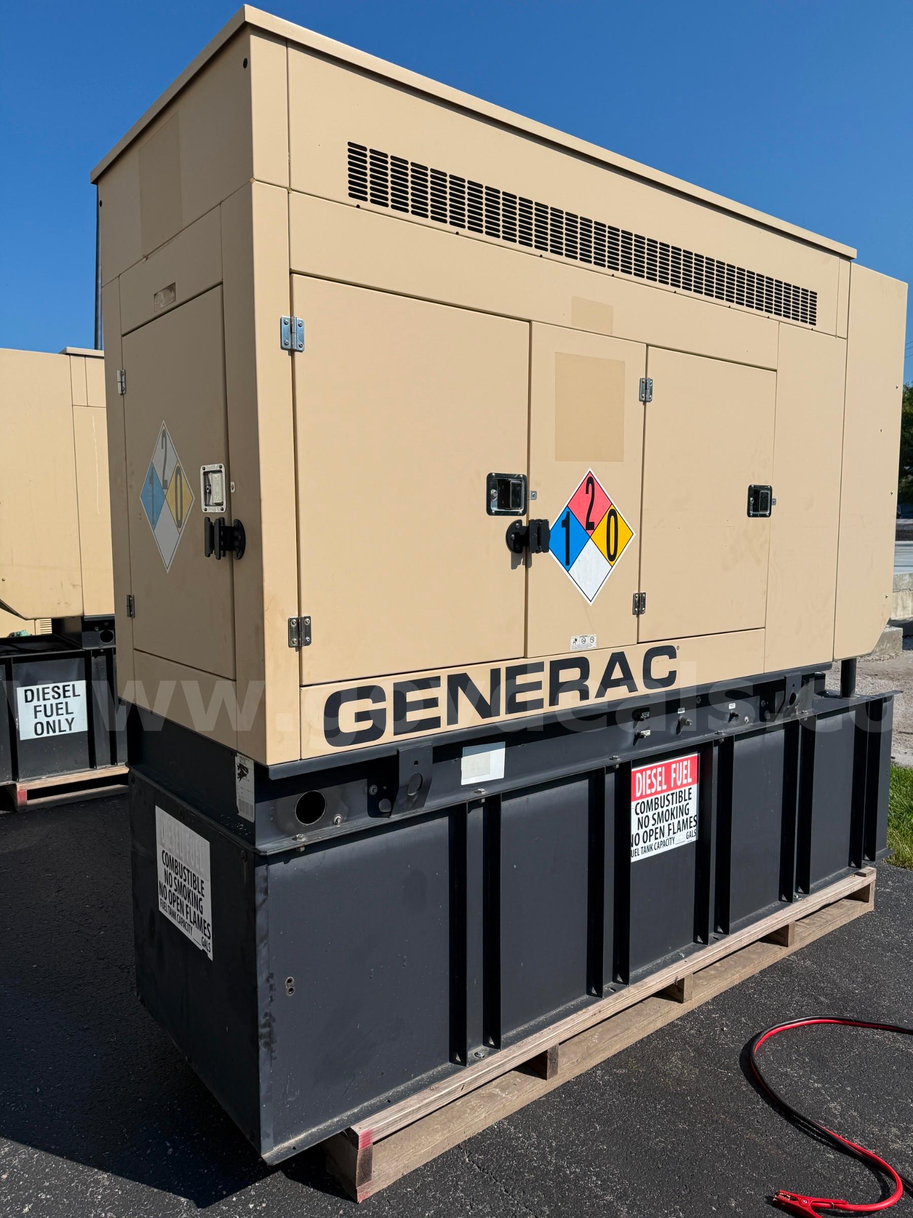 Generac 48kW Diesel Generator – John Deere 3.0L – 347.6 Hours – 120/240V 1PH John Deere 347 Government Surplus Auction - Photo #4
