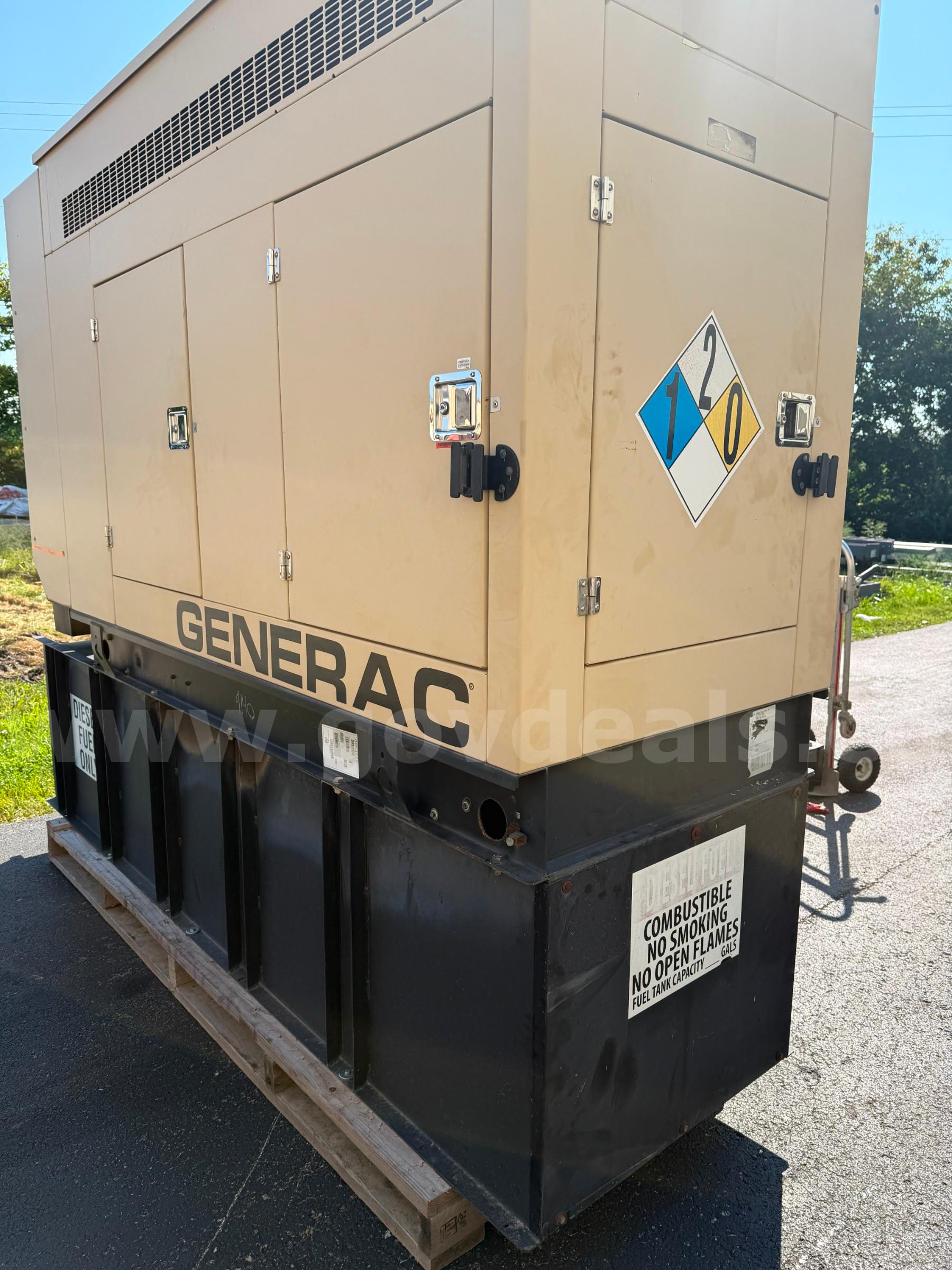Generac 48kW Diesel Generator – John Deere 3.0L – 347.6 Hours – 120/240V 1PH John Deere 347 Government Surplus Auction - Photo #5