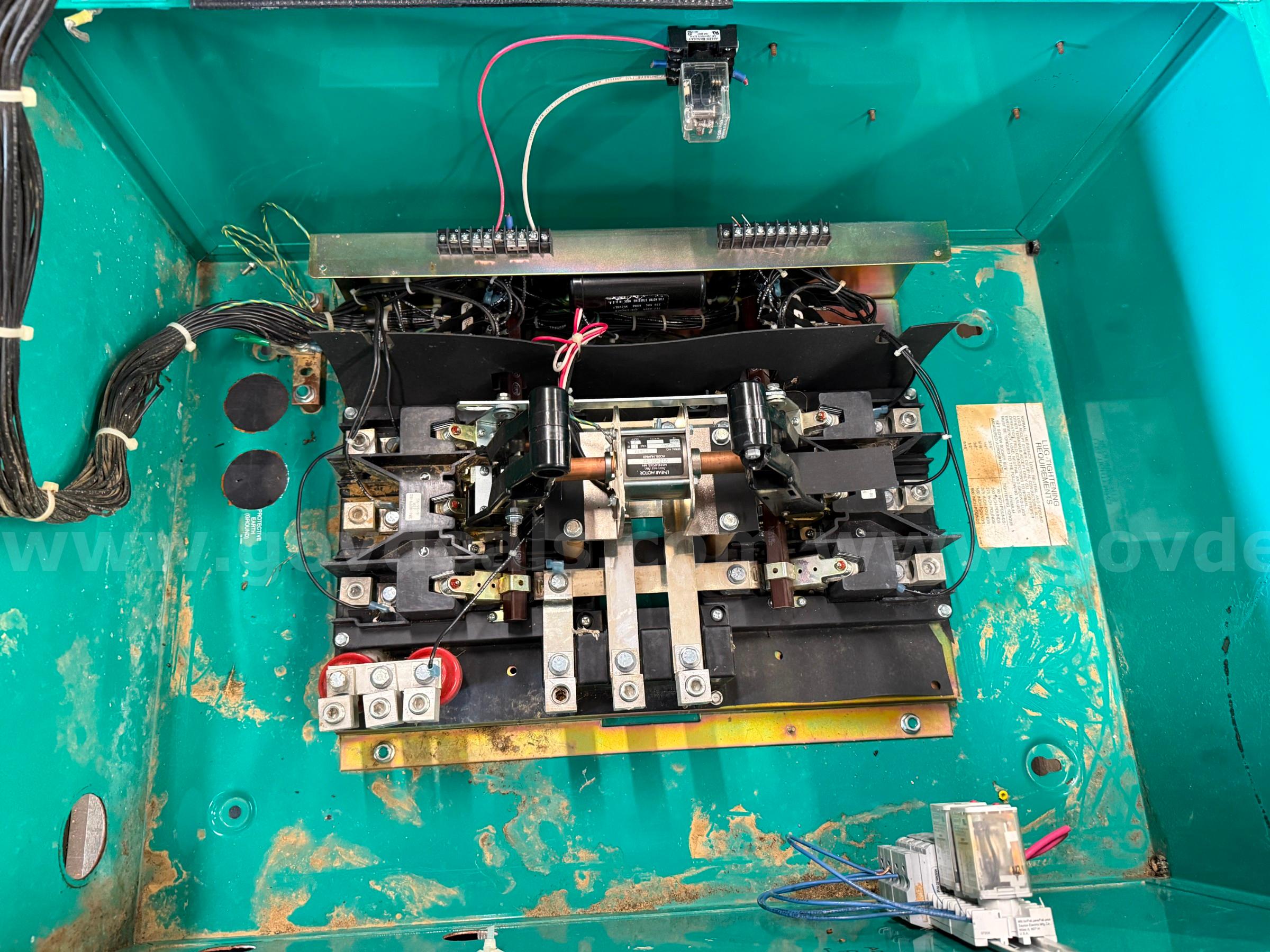 Cummins / Onan OT150 150 Amp Automatic Transfer Switch – 240V – 3 Pole – Power Sentry Cummins OT150 Government Surplus Auction - Photo #2