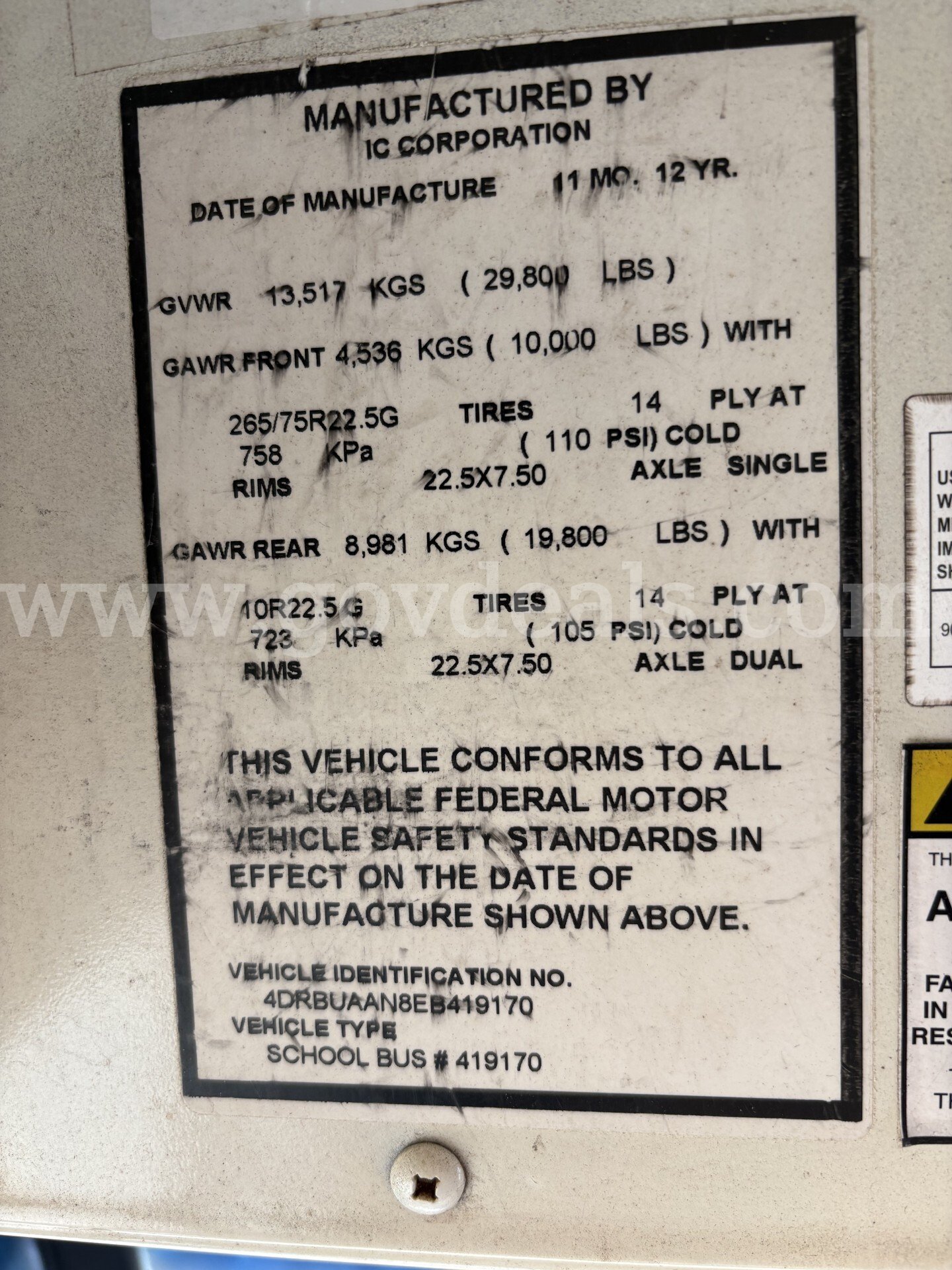 2014 International 3000 International 3000 Government Surplus Auction - Photo #5