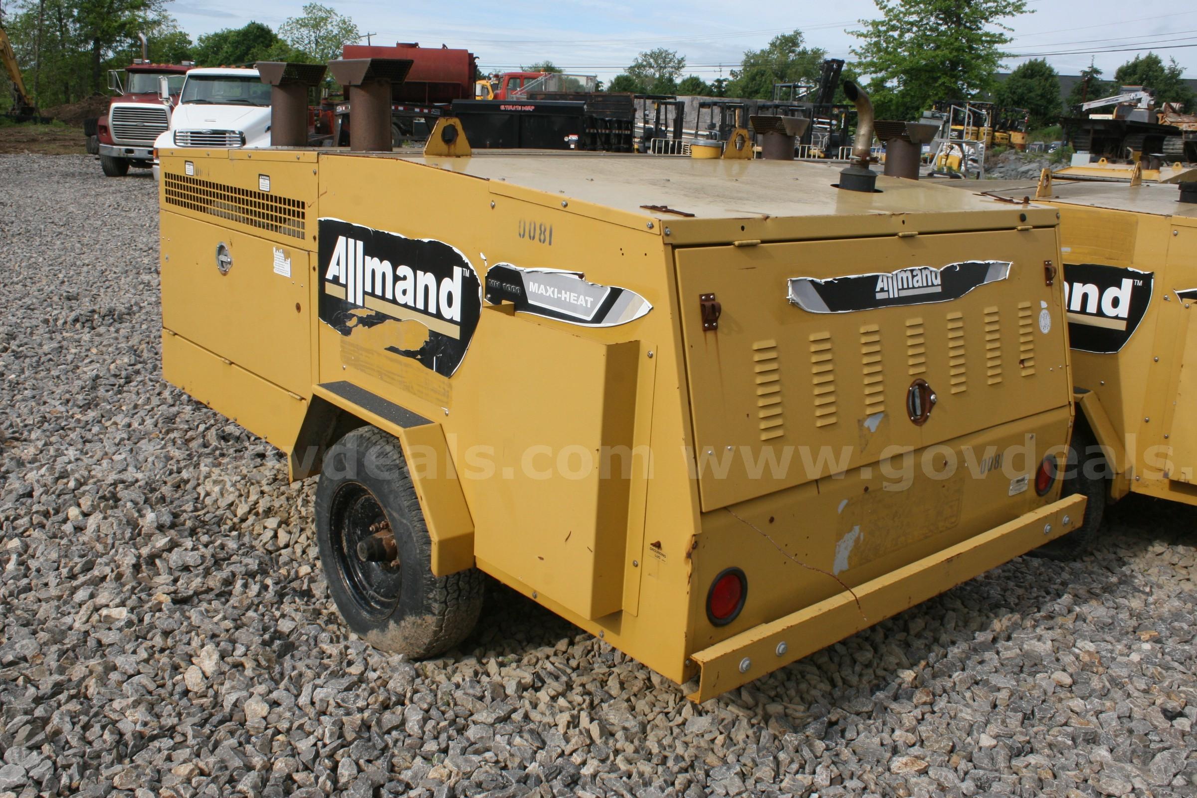 10 Allmand Maxi Heater 1000 Allmand 1000 Government Surplus Auction - Photo #2