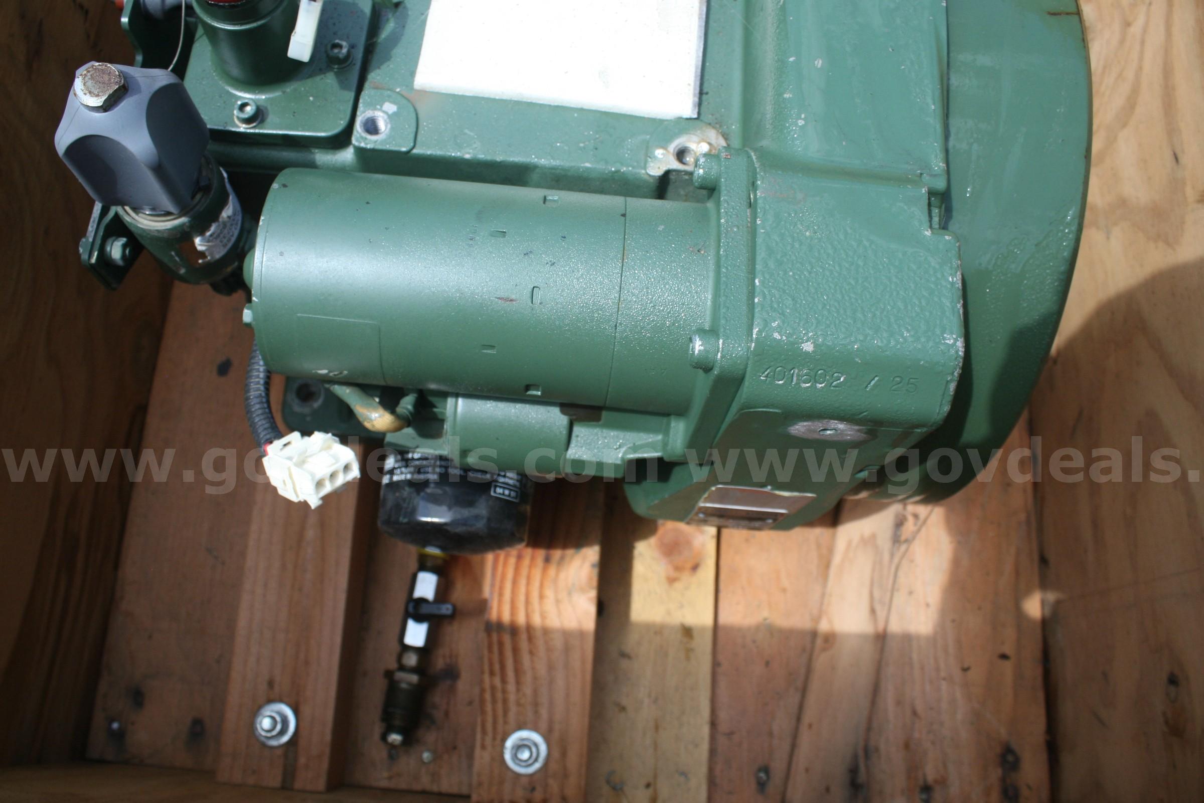 Farymann 43F 1 Cyl 15HP Diesel Continuous Duty Engine Farymann 43F Government Surplus Auction - Photo #2
