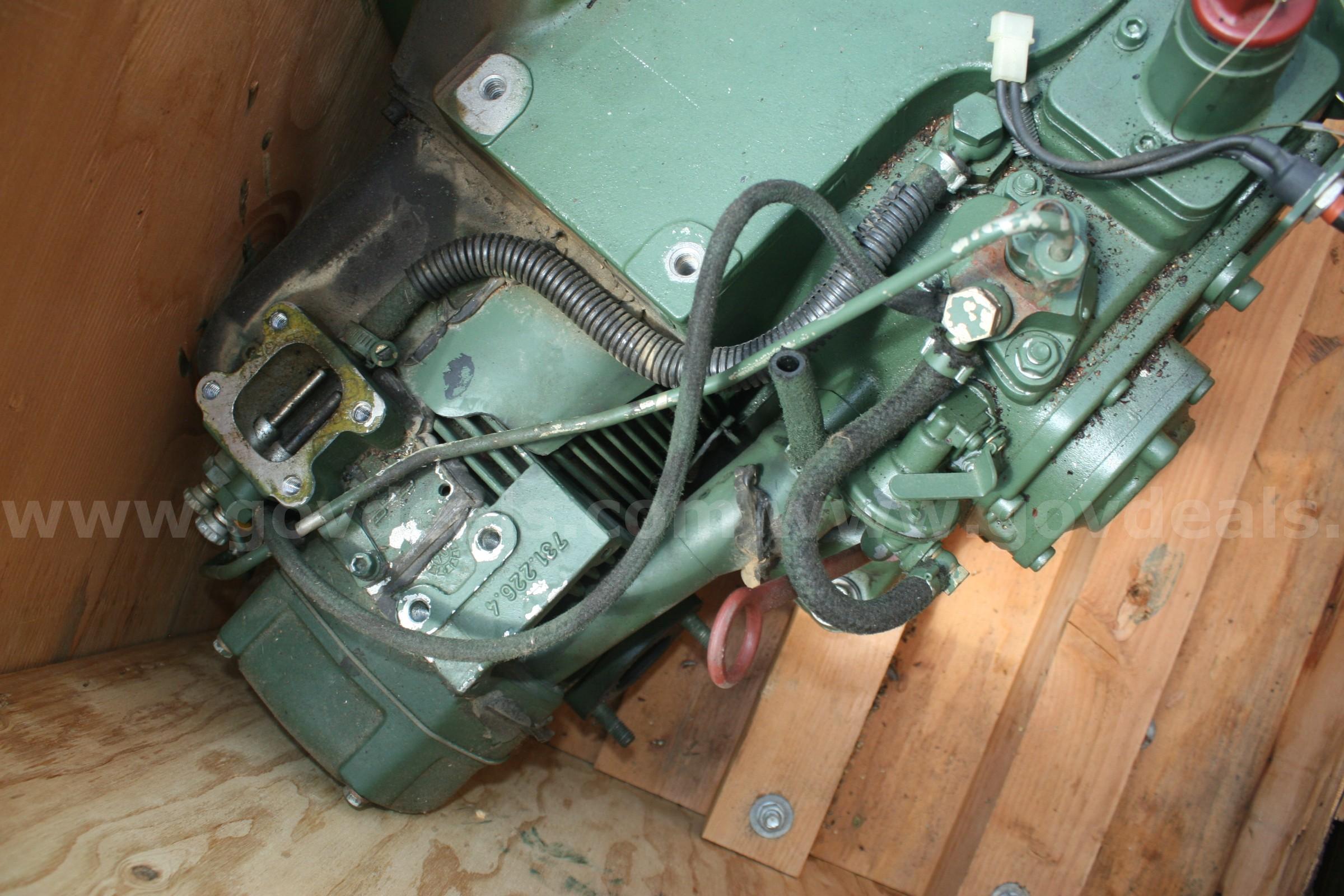 Farymann 43F 1 Cyl 15HP Diesel Continuous Duty Engine Farymann 43F Government Surplus Auction - Photo #2