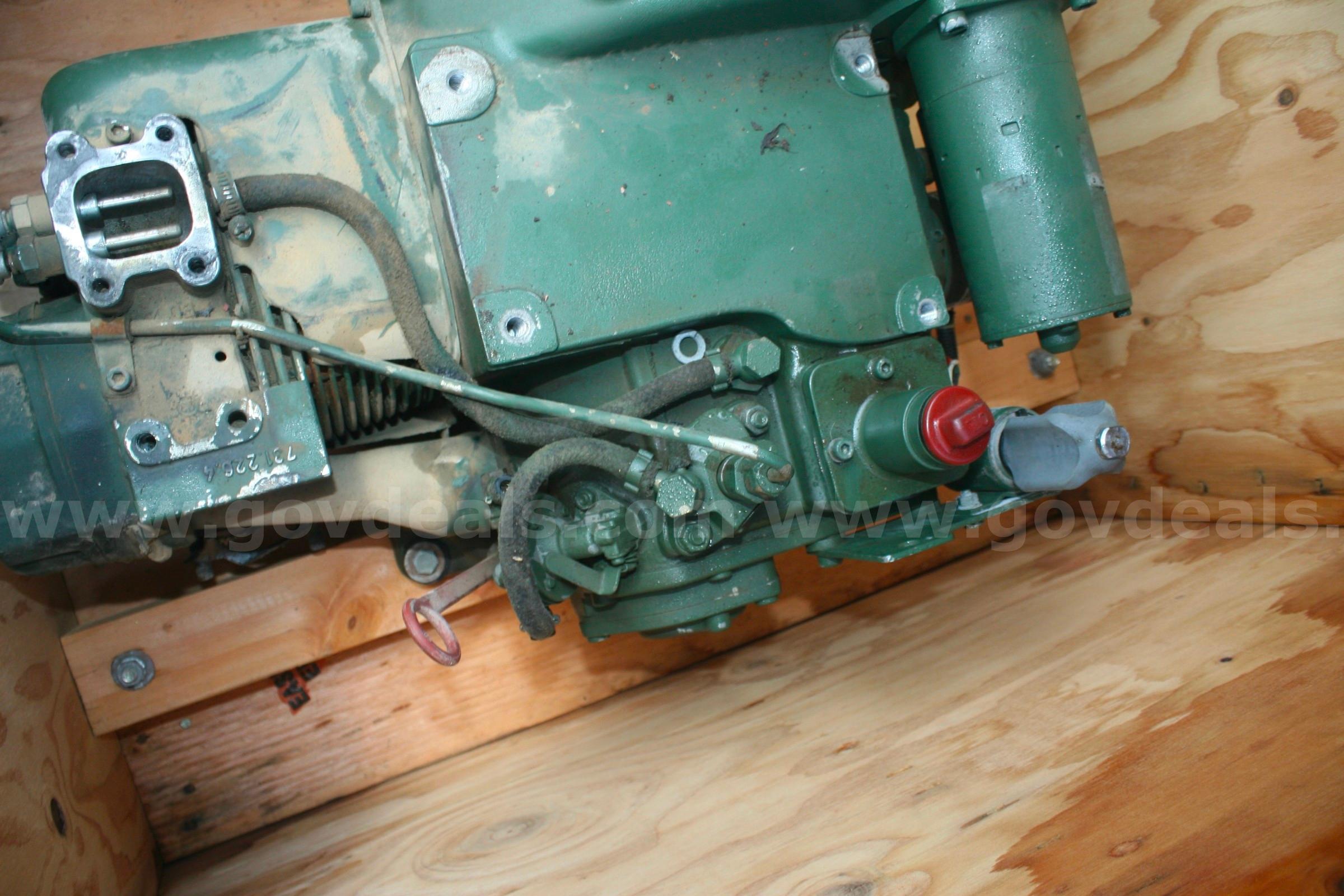 Farymann 43F 1 Cyl 15HP Diesel Continuous Duty Engine Farymann 43F Government Surplus Auction - Photo #2