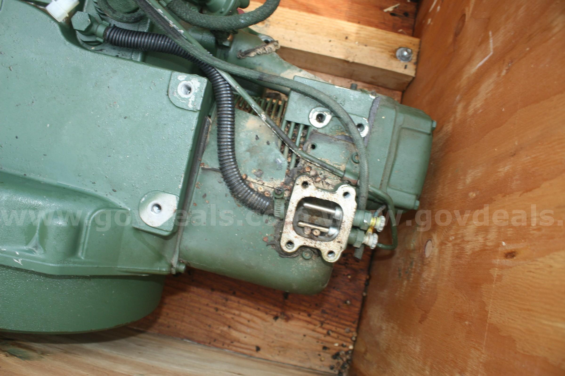 Farymann 43F 1 Cyl 15HP Diesel Continuous Duty Engine Farymann 43F Government Surplus Auction - Photo #2
