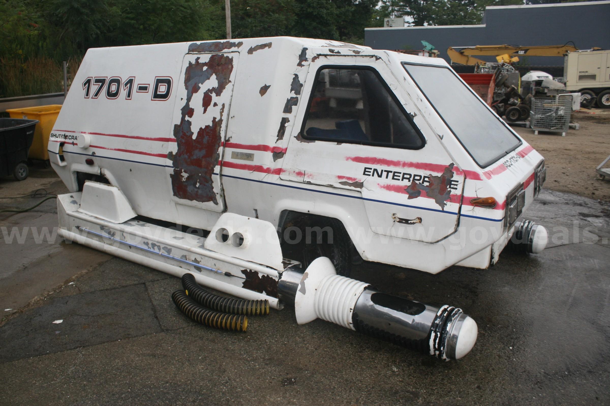 Vintage Star Trek 1701-D Space Shuttle Vehicle Project Volkswagon 1701 Government Surplus Auction - Photo #3