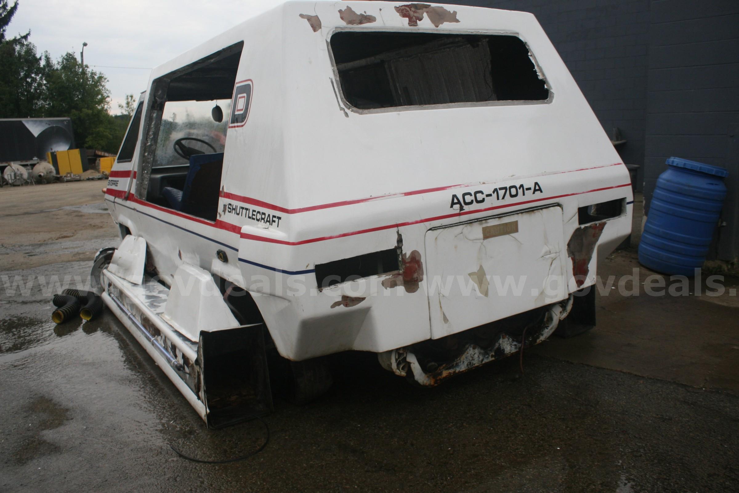 Vintage Star Trek 1701-D Space Shuttle Vehicle Project Volkswagon 1701 Government Surplus Auction - Photo #6