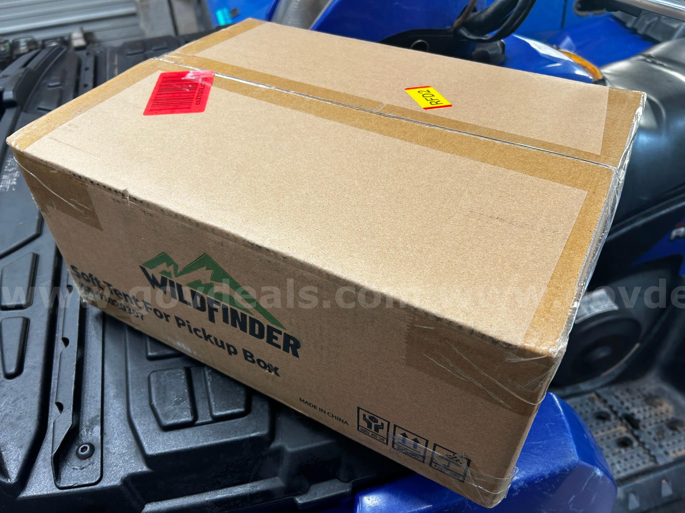 FREE SHIPPING - Factory Sealed: Waterproof Truck Bed Tent for Camping – Fits 5.5–6ft Beds – 2–3 Person Tent with Windows   Government Surplus Auction - Photo #3