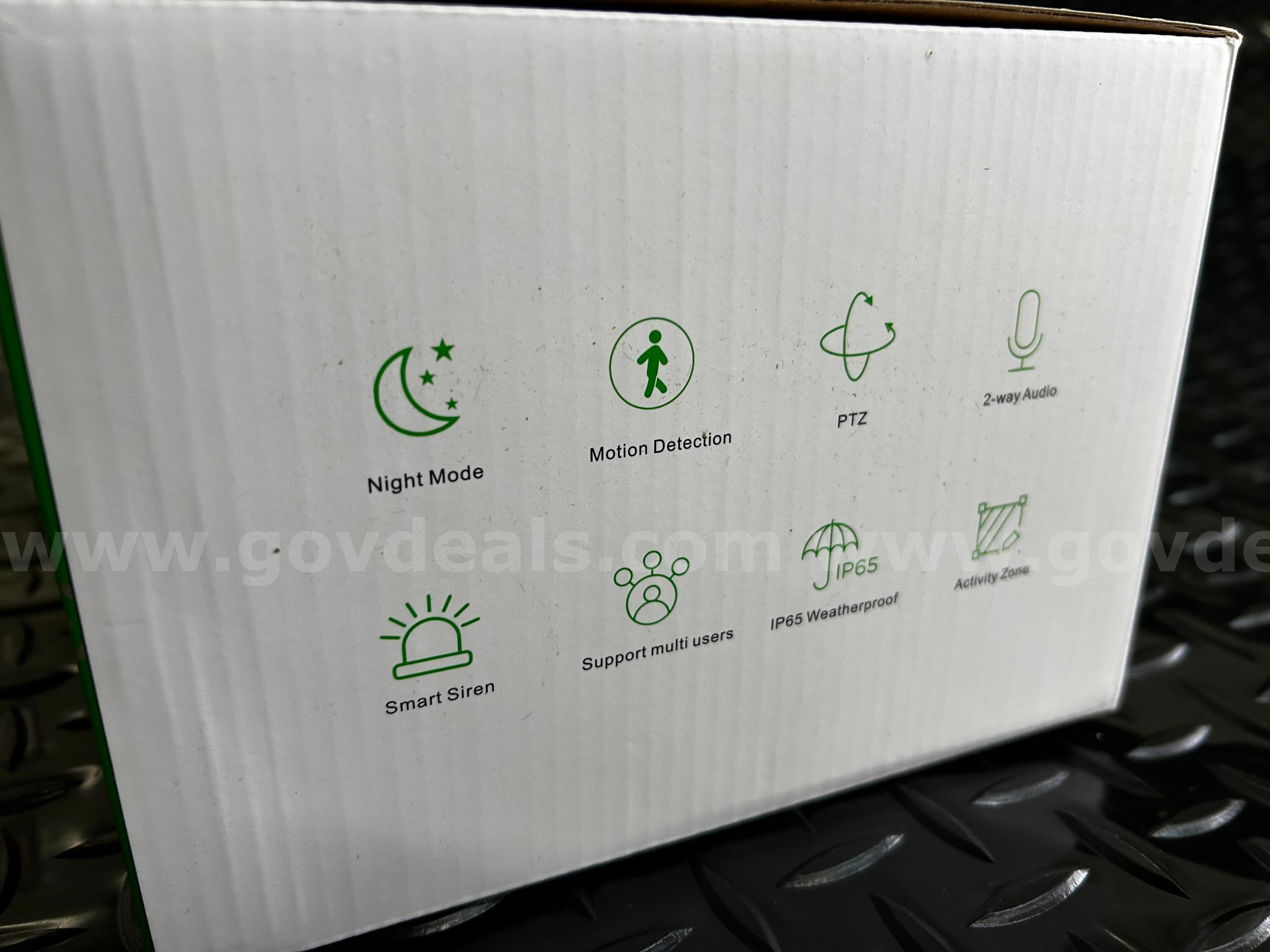 FREE Shipping - Brand‑New Dual‑Lens 2K Security Camera   Government Surplus Auction - Photo #3