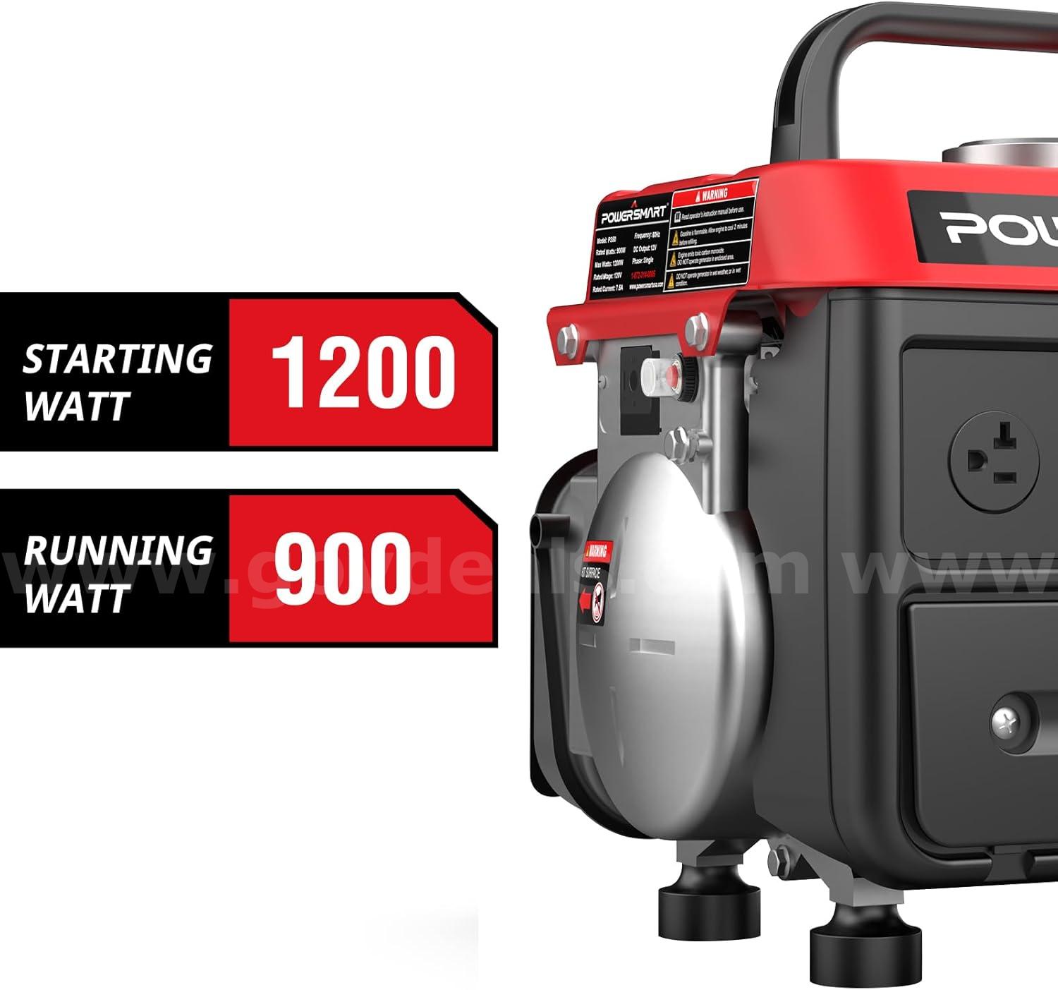 FREE SHIPPING – NEW 1200-Watt Portable Generator, Super Quiet, 37lb Lightweight, 5hr Runtime, 120V/12V  1200 Government Surplus Auction - Photo #3