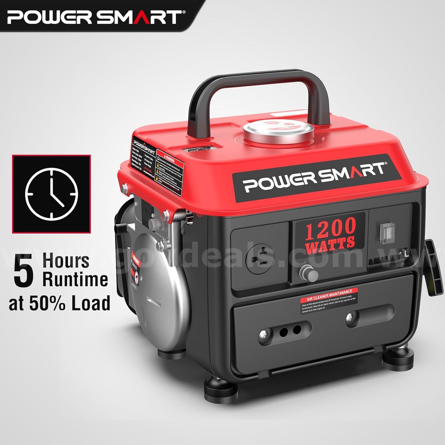 FREE SHIPPING – NEW 1200-Watt Portable Generator, Super Quiet, 37lb Lightweight, 5hr Runtime, 120V/12V  1200 Government Surplus Auction - Photo #6