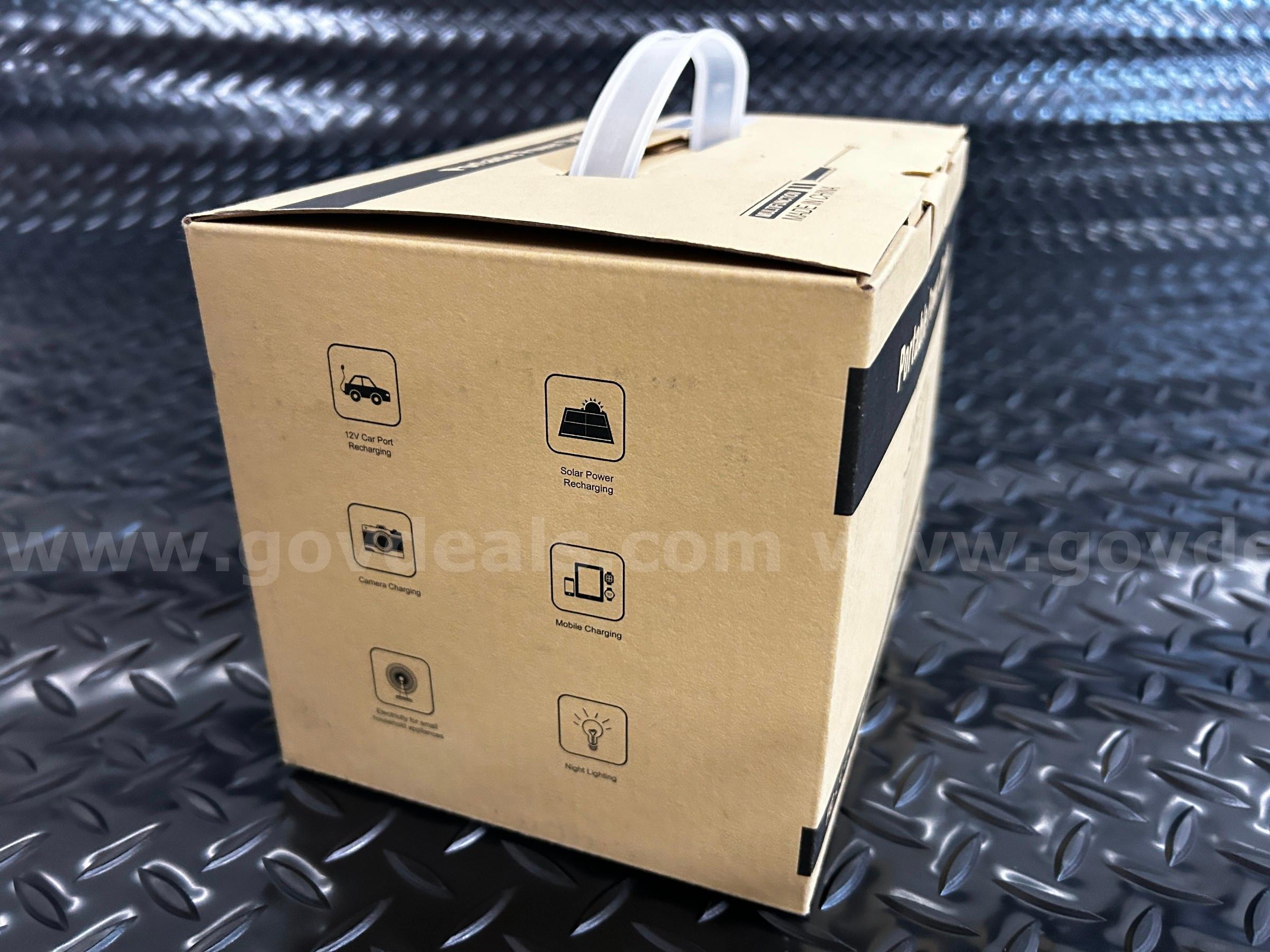 Lot of 5 - FREE SHIPPING – Portable Power Station 97Wh 120W Backup Lithium Battery  120W Government Surplus Auction - Photo #4