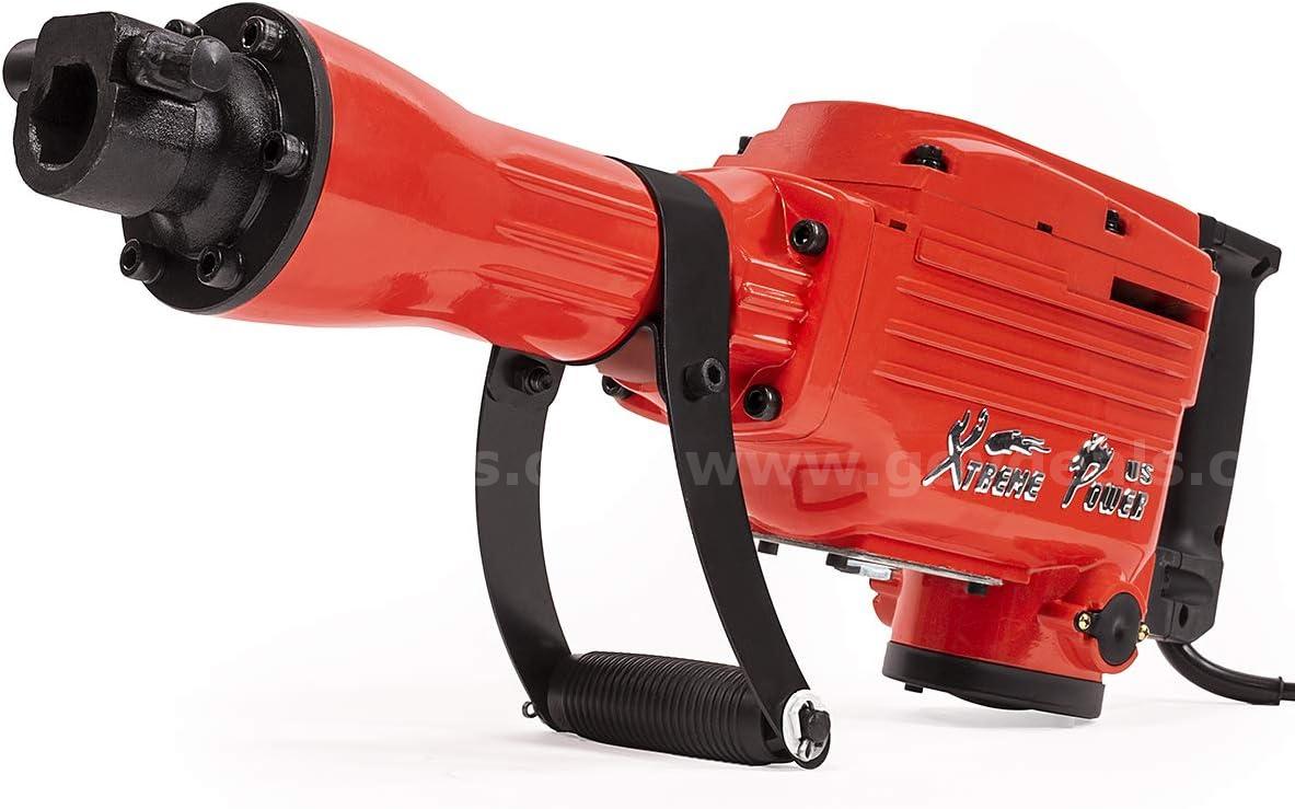 FREE SHIPPING - 2200W Electric Demolition Jack Hammer w/ Flat & Point Chisels  2200W Government Surplus Auction - Photo #2