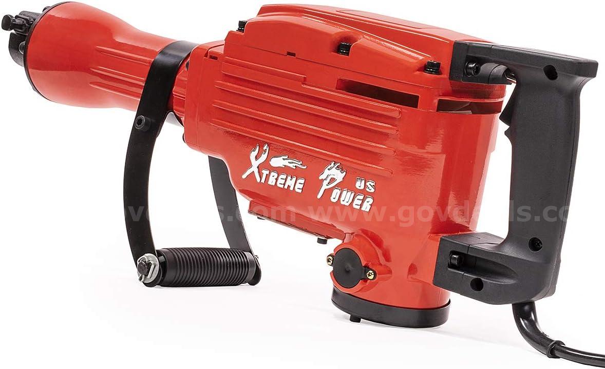 FREE SHIPPING - 2200W Electric Demolition Jack Hammer w/ Flat & Point Chisels  2200W Government Surplus Auction - Photo #6