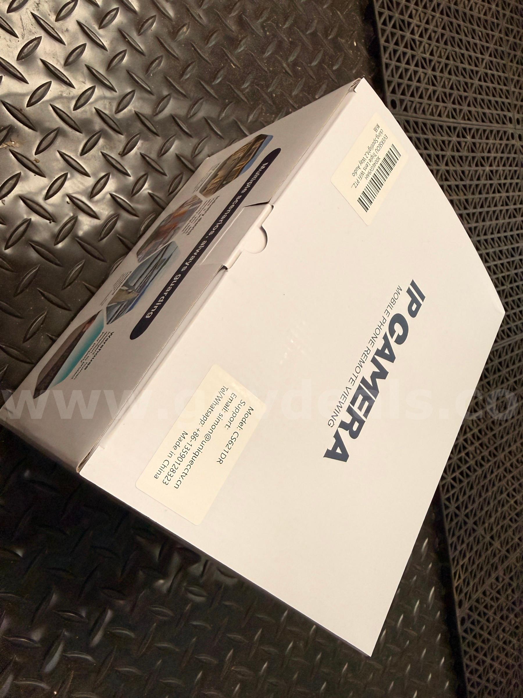 FREE Shipping - New Triple Lens WiFi PTZ Security Camera 2K 360 View Auto Tracking Two-Way Audio  360 Government Surplus Auction - Photo #2